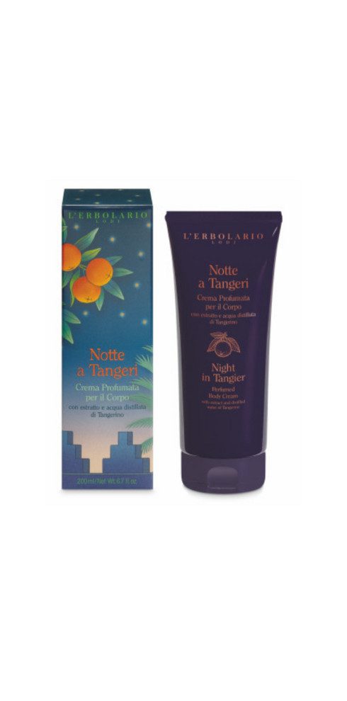 L´ERBOLARIO Körpercreme Notte a Tangeri 200 ml, Ein einladender Exotisch-fruchtiger Duft.