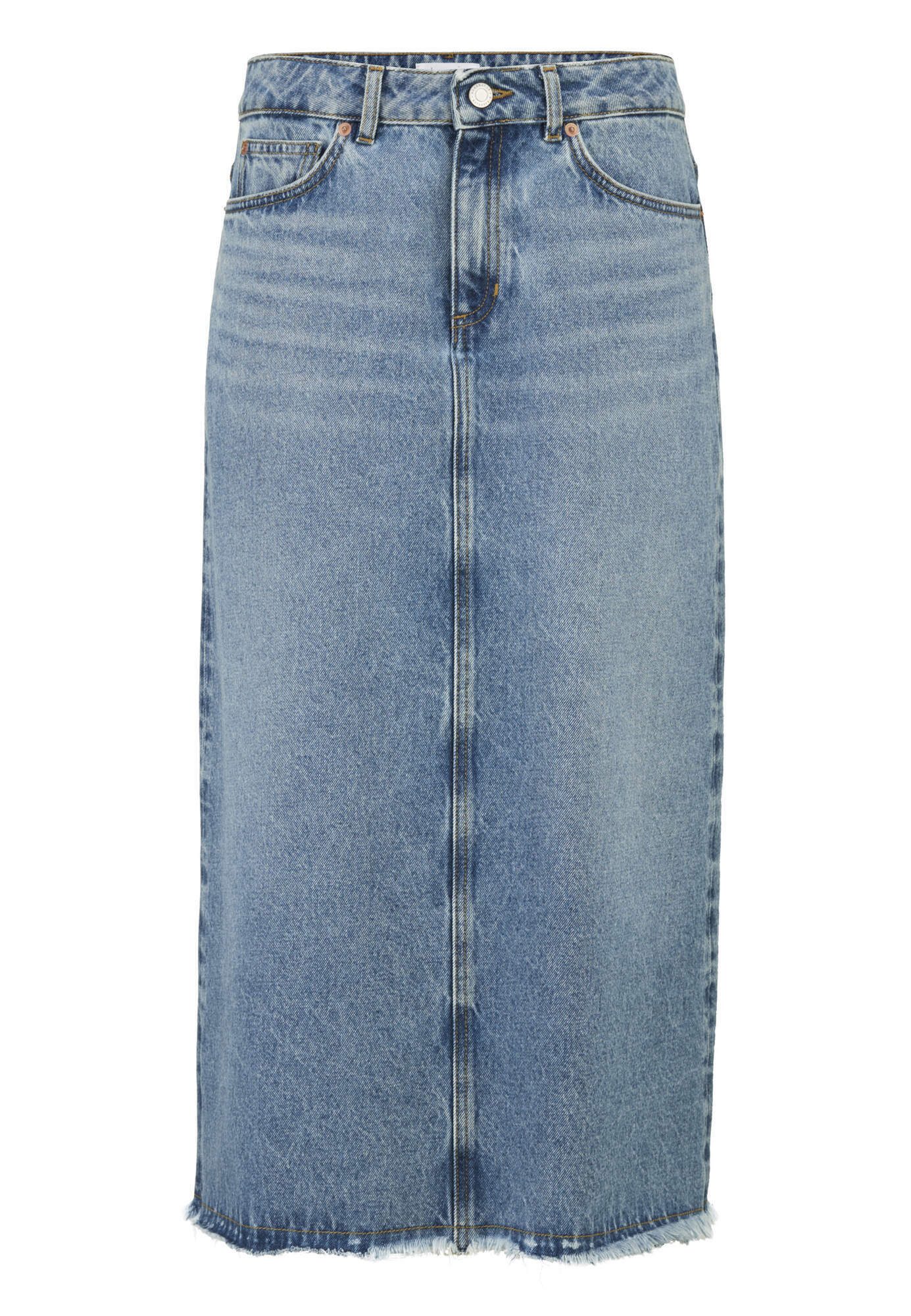 Jeansrock aus reinem Bio-Denim