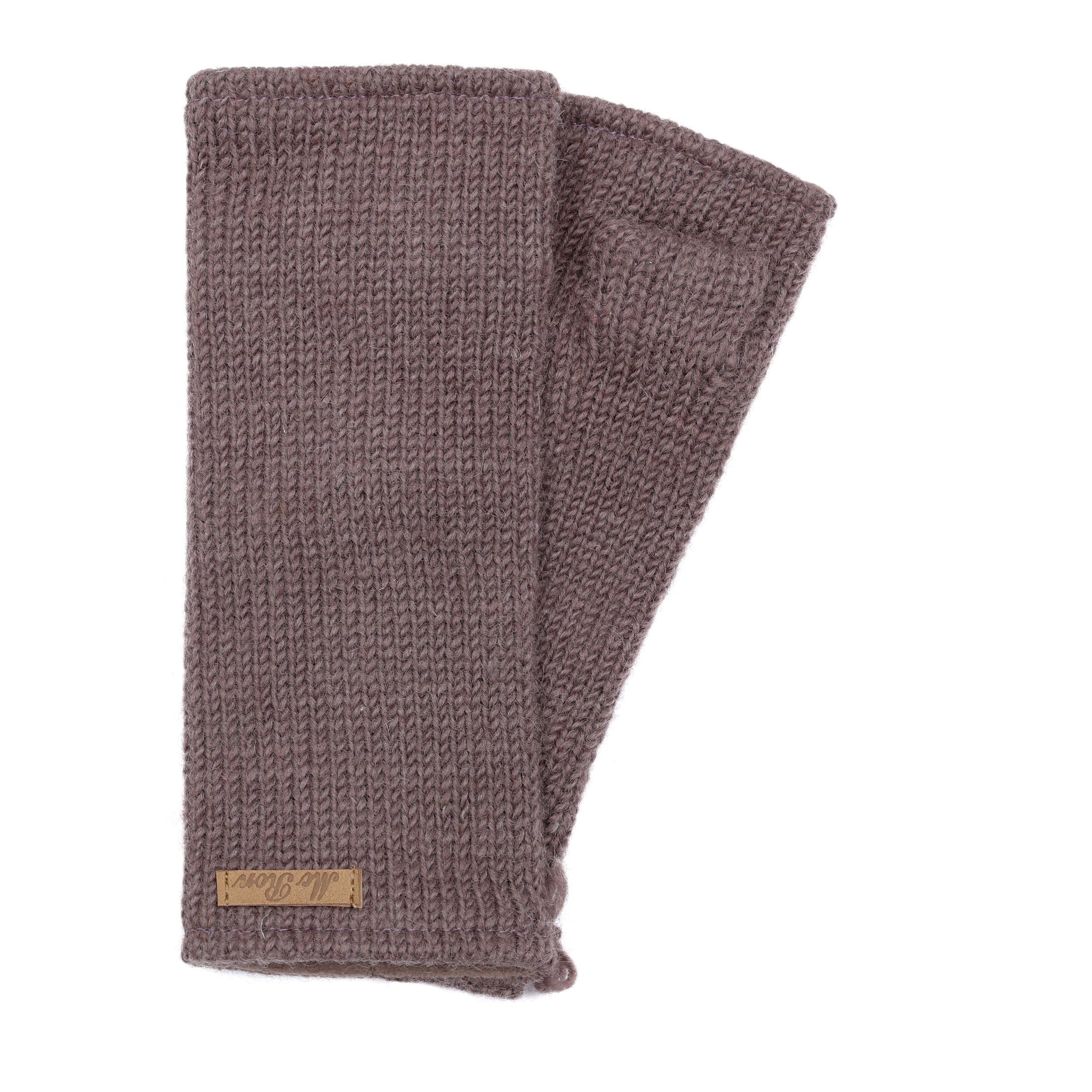 McRon Защитные манжеты Pulswärmer Modell Reka mit Daumen, mit hohem Schurwoll-Anteil, komplett mit Fleece gefüttert