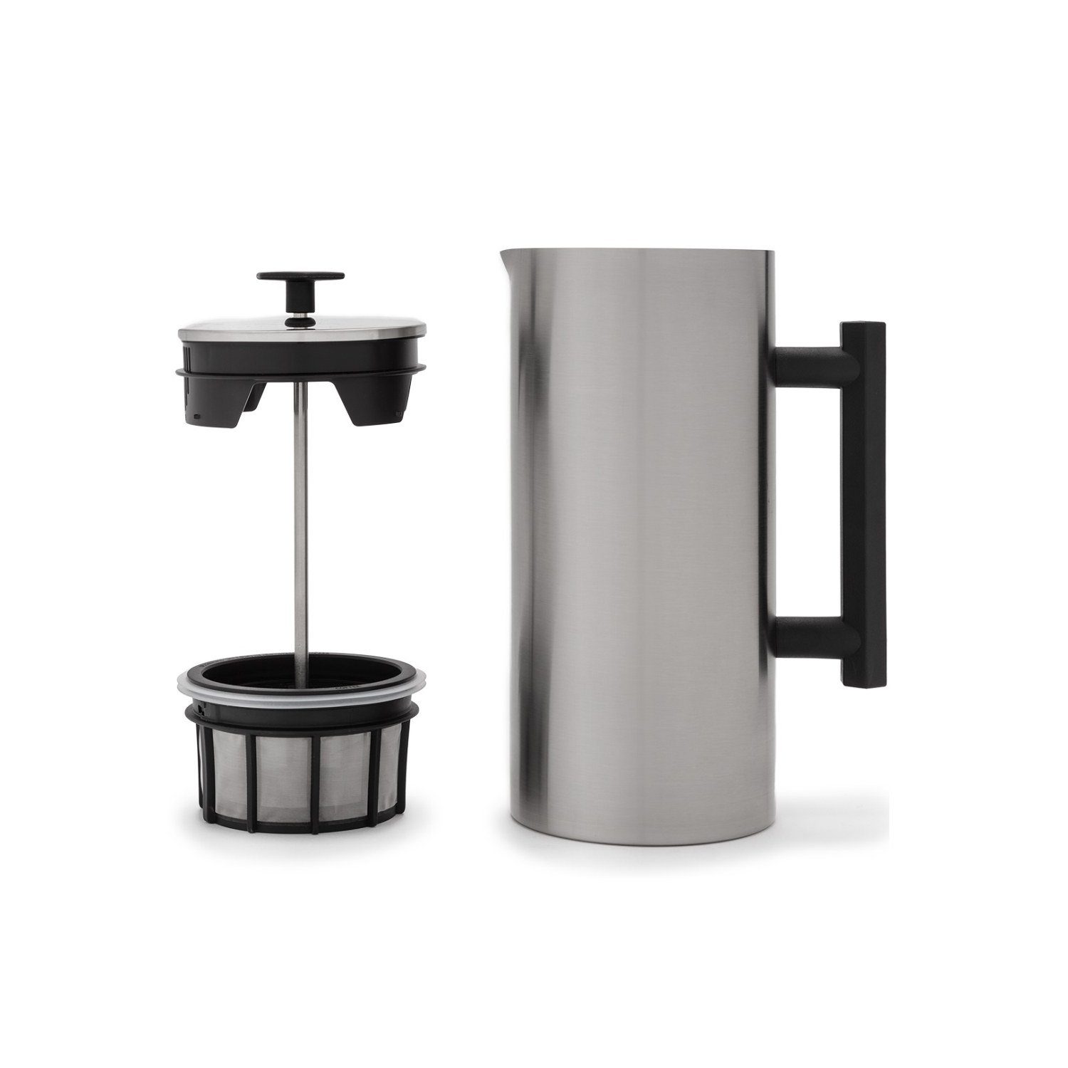 950l ml, 950 Kaffeekanne, Doppelfilter P6 Press Kanne Espro French Gebürstet Edelstahl