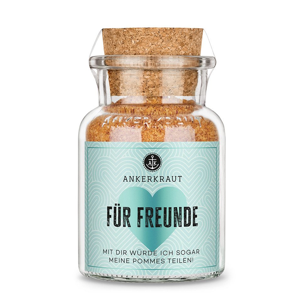 Ankerkraut Gewürz Für Freunde, 150g im Korkenglas, Ankerkraut Mischung würzender Zutaten - Ankerkraut Anlass