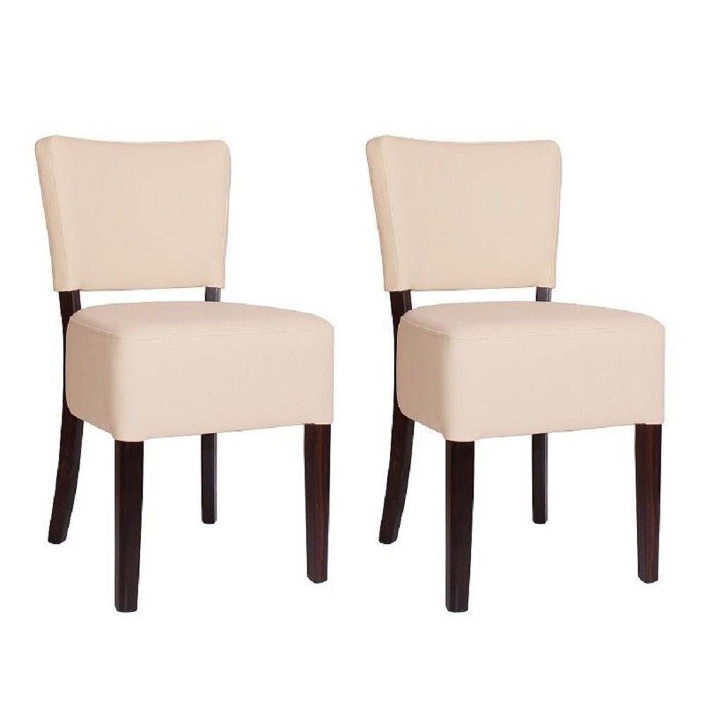 pemora Polsterstuhl Restaurant Stuhl Küchenstuhl Esszimmerstuhl 2-er Set HERA schwarz