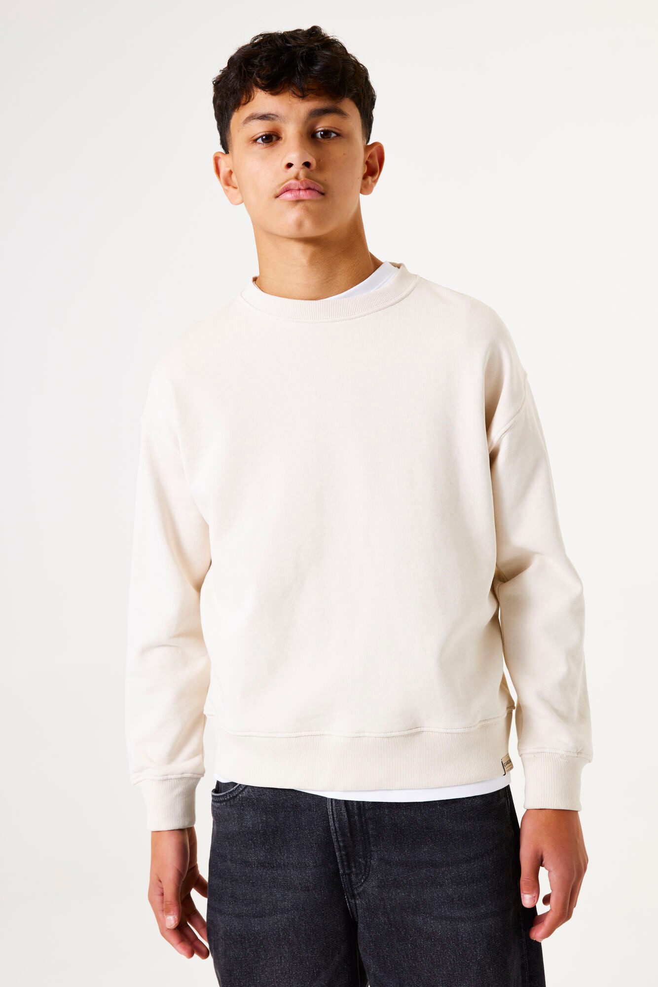 Garcia Sweater mit Rippbündchen