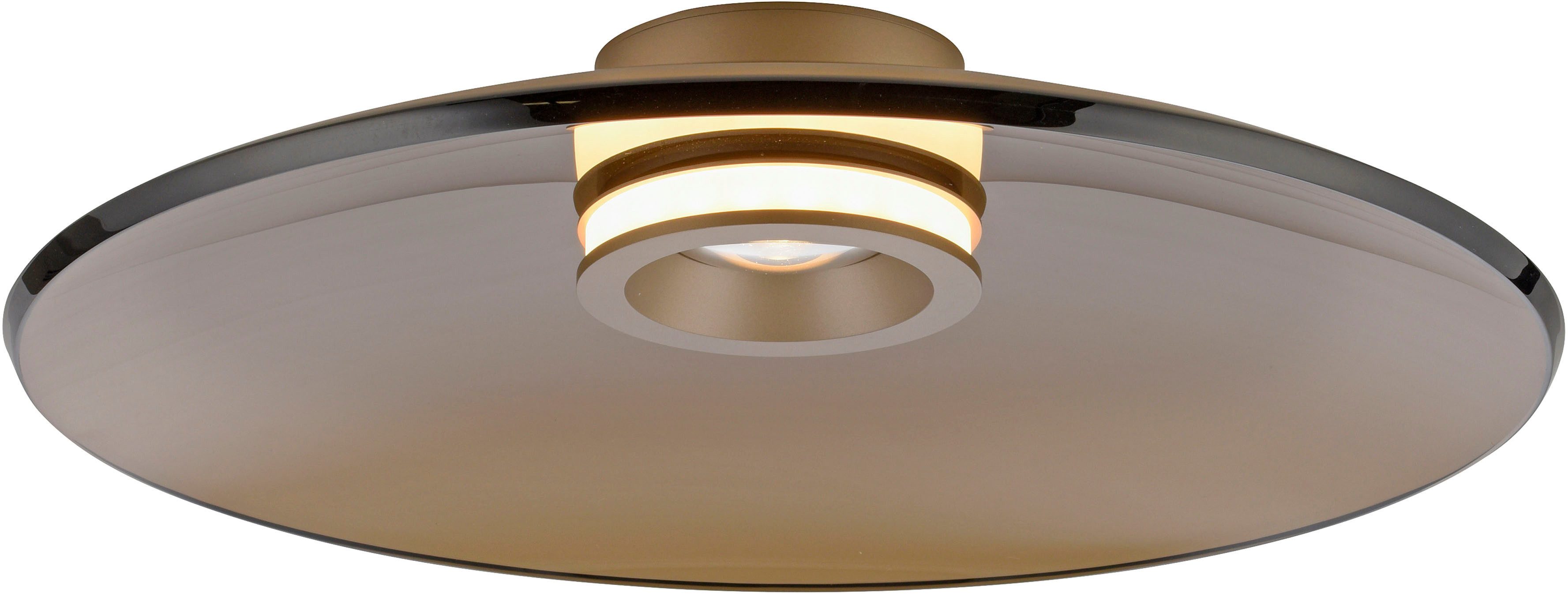 Neuhaus PURE LED Deckenleuchte PURE Moon, LED fest integriert, Warmweiß, Dimmfähig über separaten Dimmer