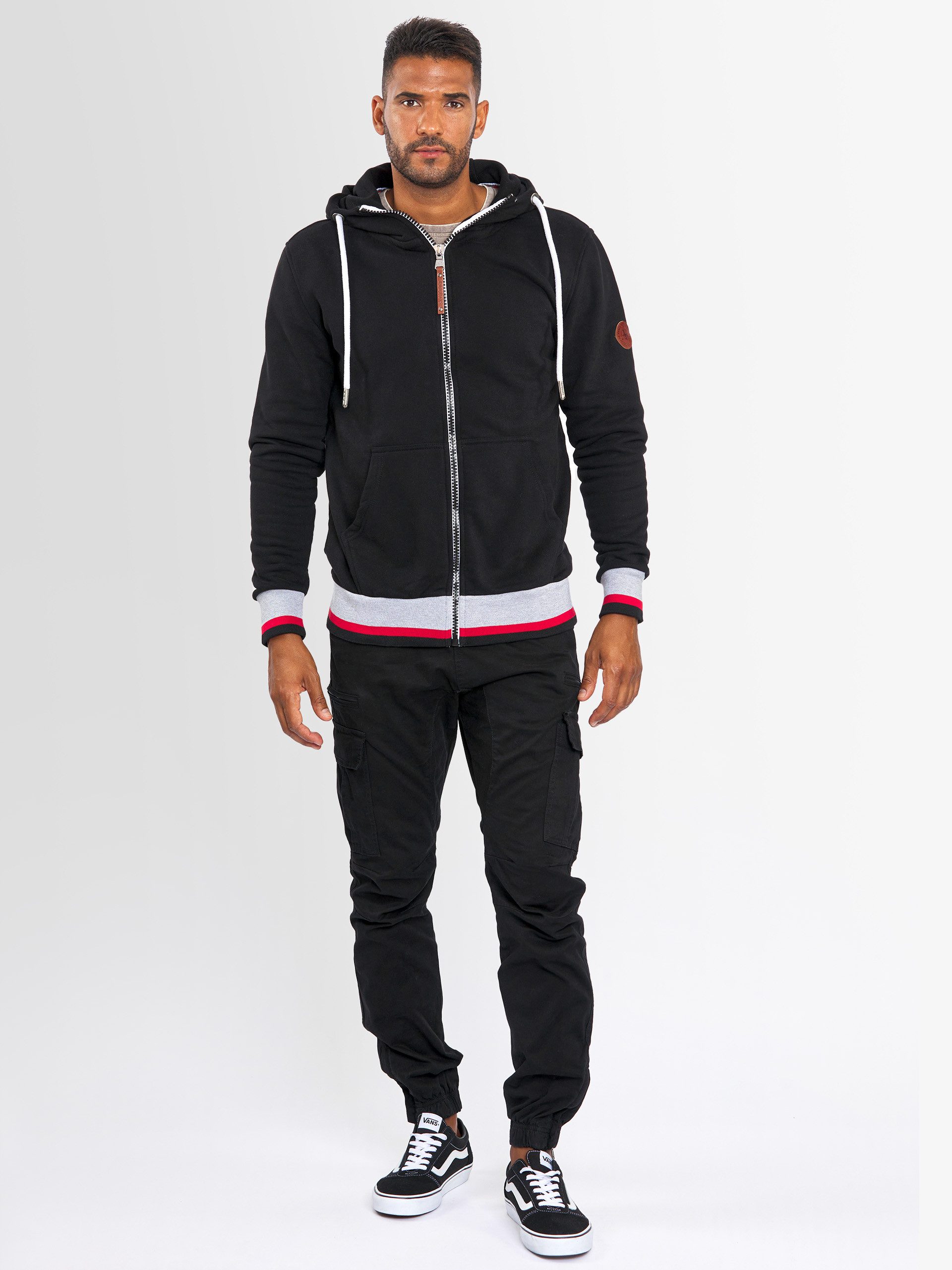 Alessandro Salvarini Sweatjacke ASRevellio mit großer Kapuze günstig online kaufen