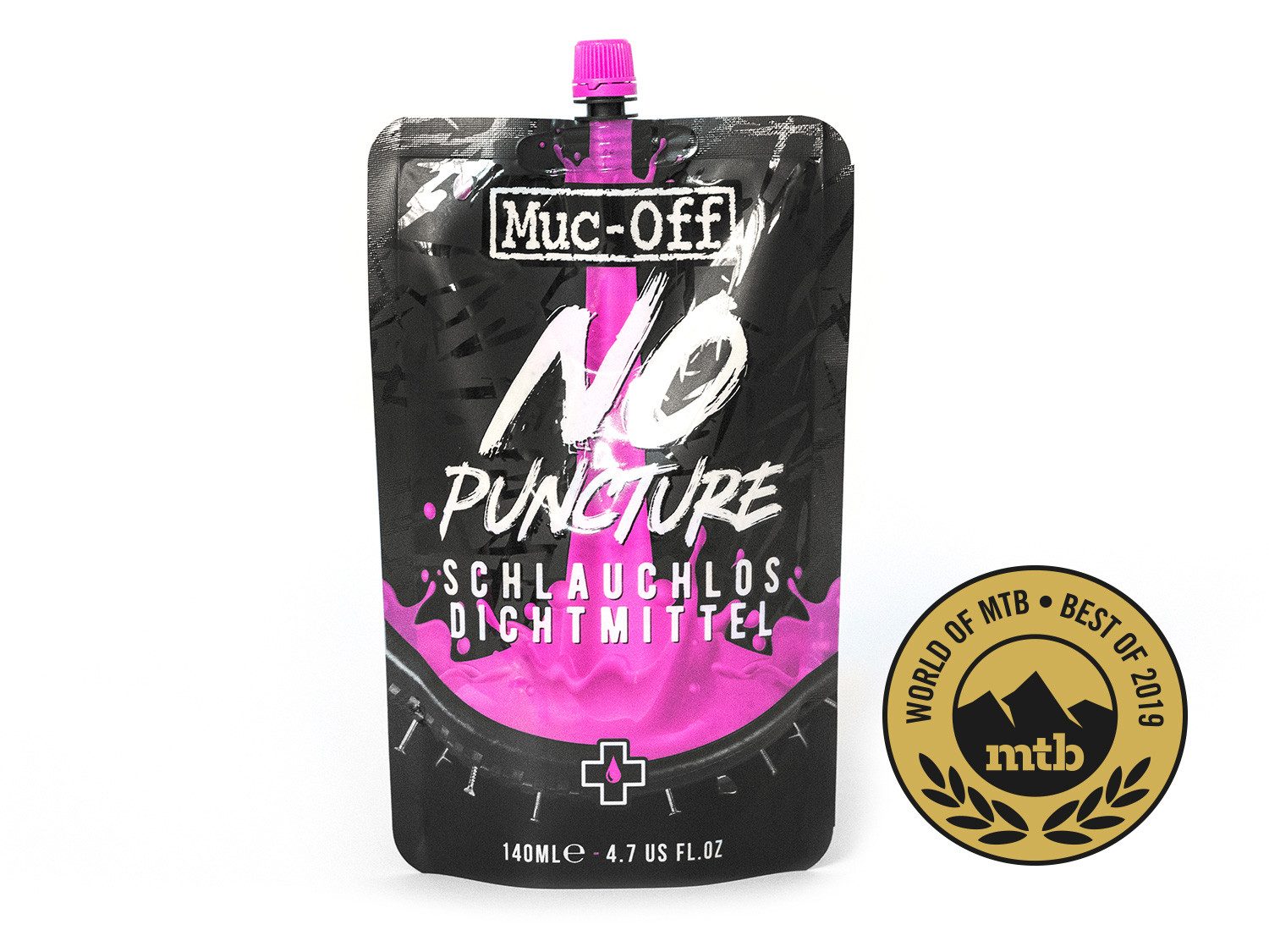 Muc-Off Fahrradreifen Muc-Off Dichtmittel No Puncture Hassle im Beutel 140 ml