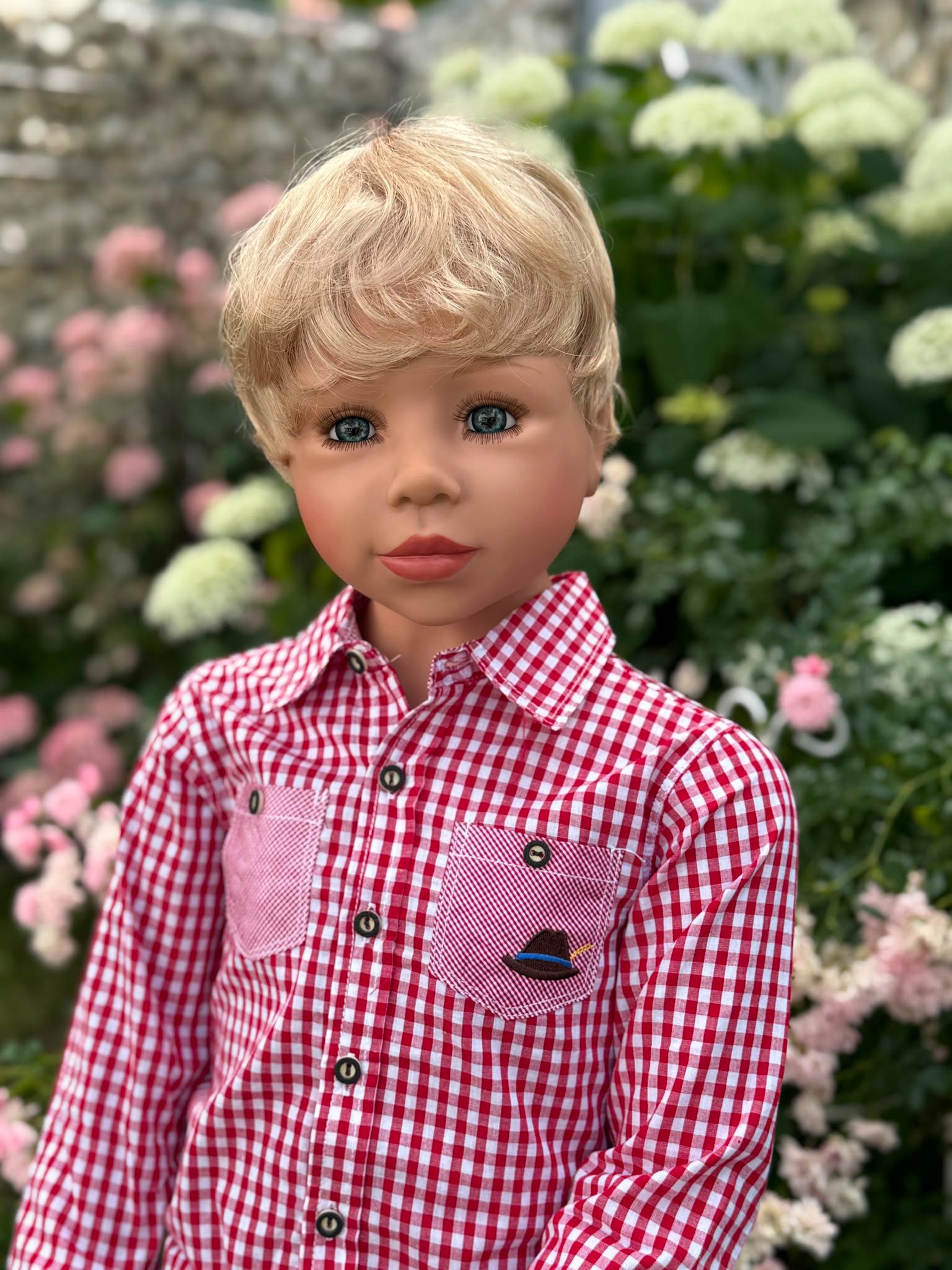 CMTPUPPENGALERIE Stehpuppe Ben von Monika Levenig - 122 cm - blond (1-tlg)