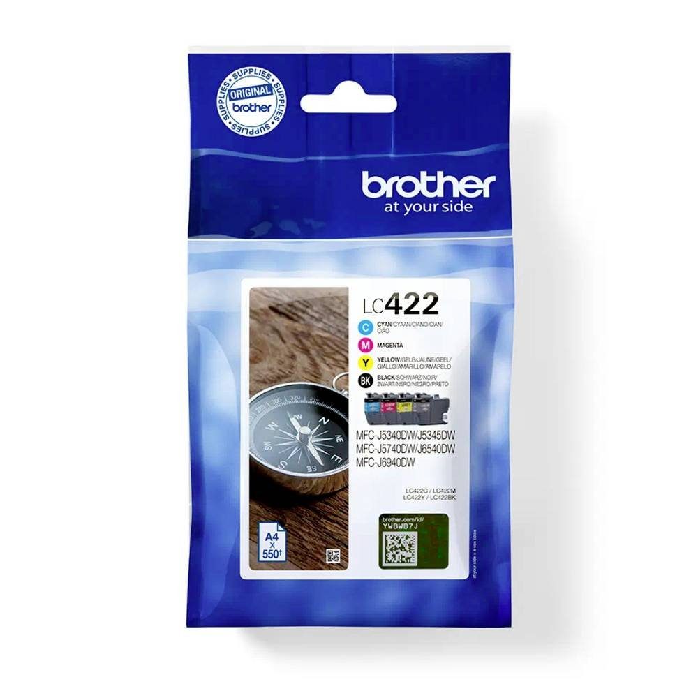 Brother LC-422 Tintenpatronen Value Pack mi, LC422VAL Tintenpatrone