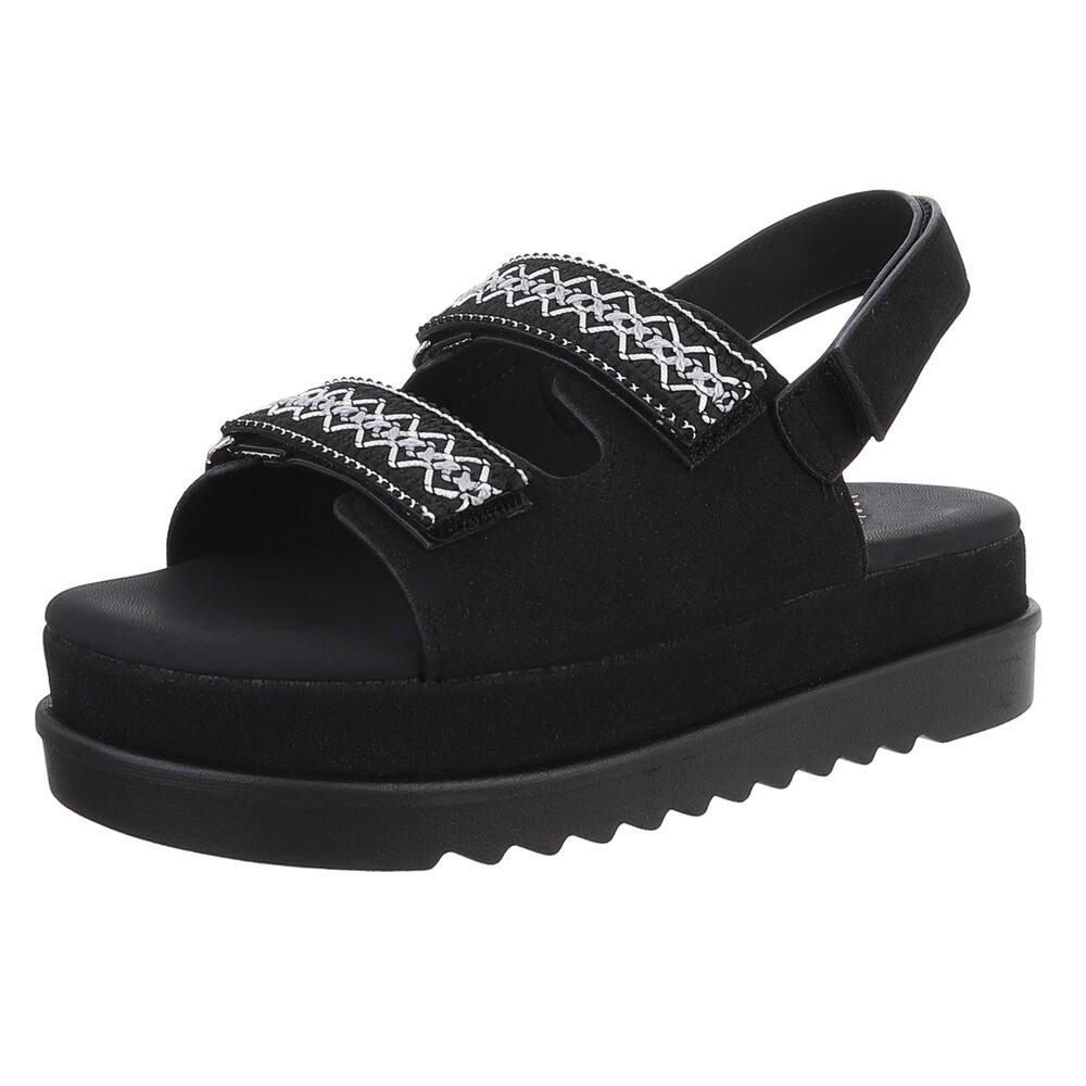 Ital-Design Bequeme Damen-Sandalen mit verstellbaren Riemen, günstig online kaufen