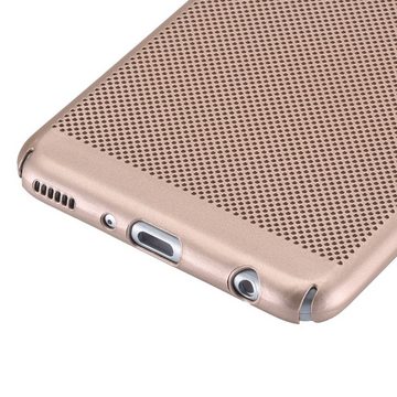 König Design Handyhülle Huawei P10 Plus, Huawei P10 Plus Handyhülle Backcover Gold