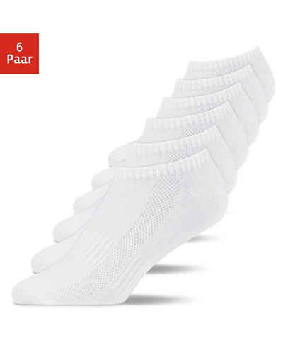 SNOCKS Sneakersocken kurze Socken für Herren & Жінкам (6-Paar) aus Bio-Baumwolle, für jeden Schuh und Anlass