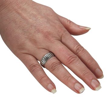 SKIELKA DESIGNSCHMUCK Silberring Silber Ring "Lizard" (Sterling Silber 925), hochwertige Goldschmiedearbeit aus Deutschland