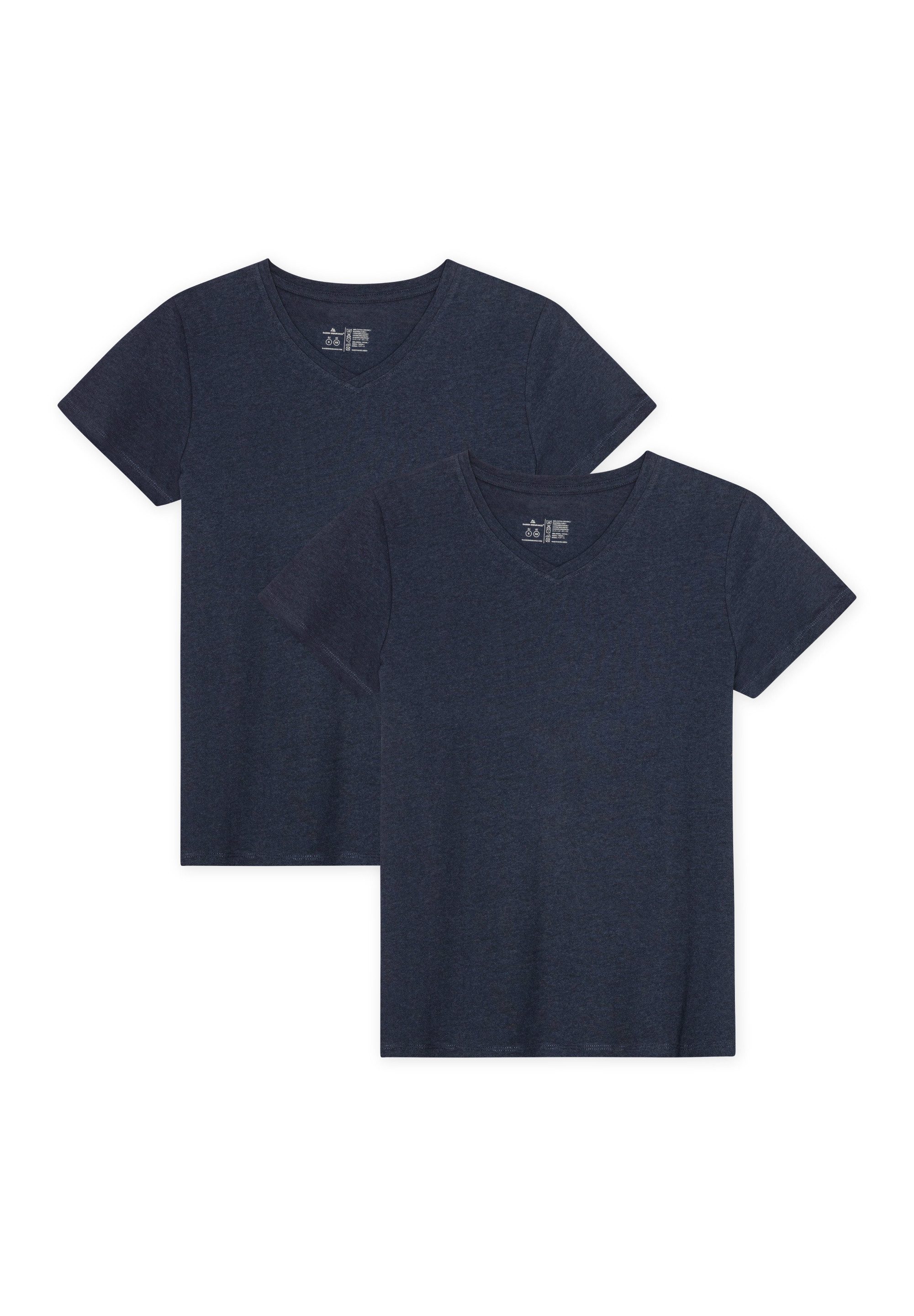 DANISH ENDURANCE T-Shirt V Damen (2er-Pack) aus Modal & Baumwolle, leicht & günstig online kaufen