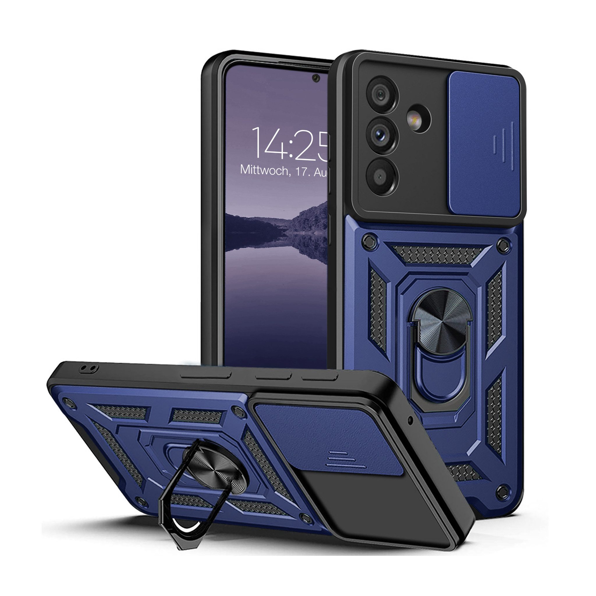 Tec-Expert Handyhülle Outdoor Cover Hülle für Samsung Galaxy A57 5G, Premium Hülle mit Kameraschutz aus verstärktem Polycarbonat