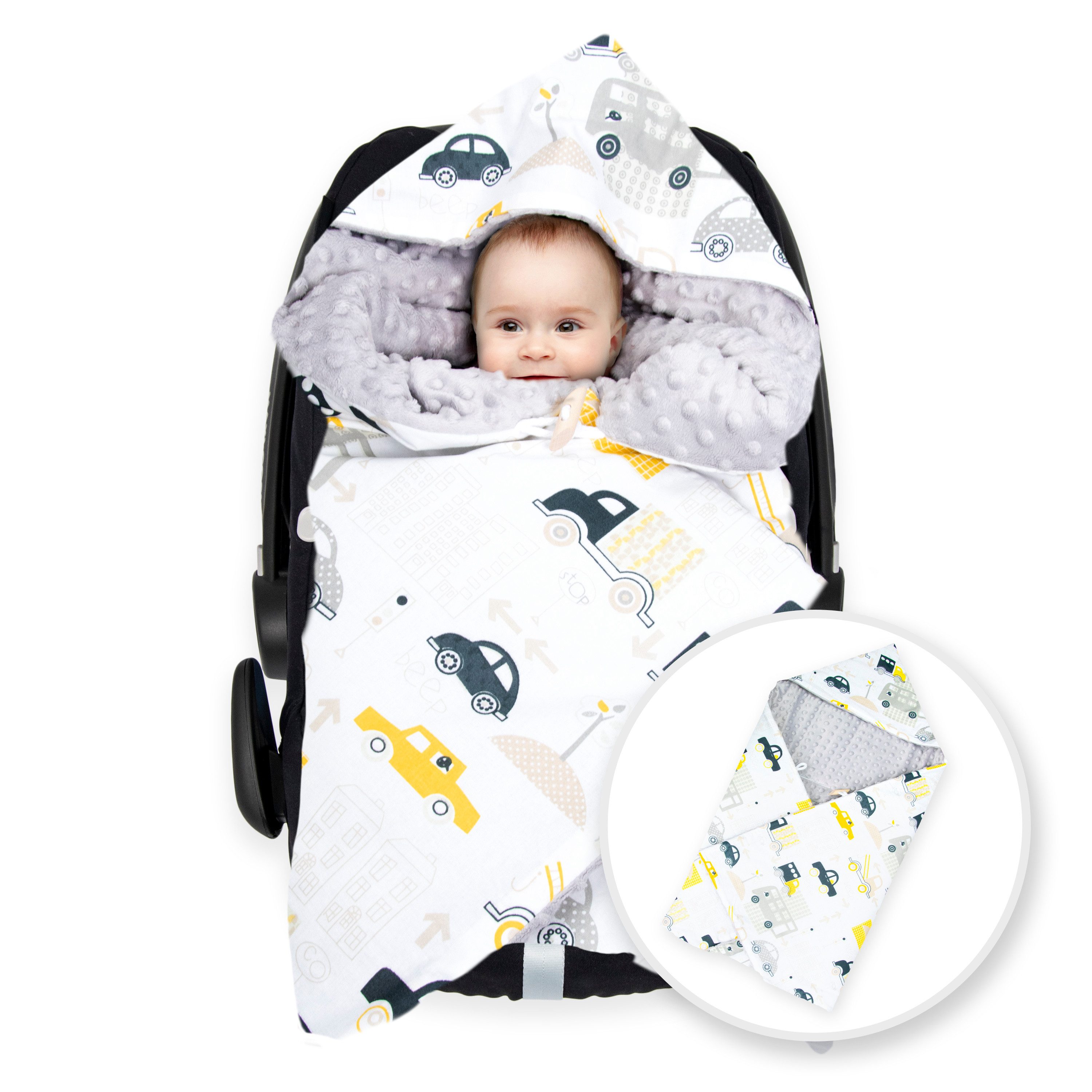 Einschlagdecke Babyschale - Kuscheldecke - Decke - Babydecke Baby für jede günstig online kaufen