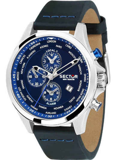 Sector Multifunktionsuhr Sector R3251180023 Serie 180 Chronograph 45mm 10AT