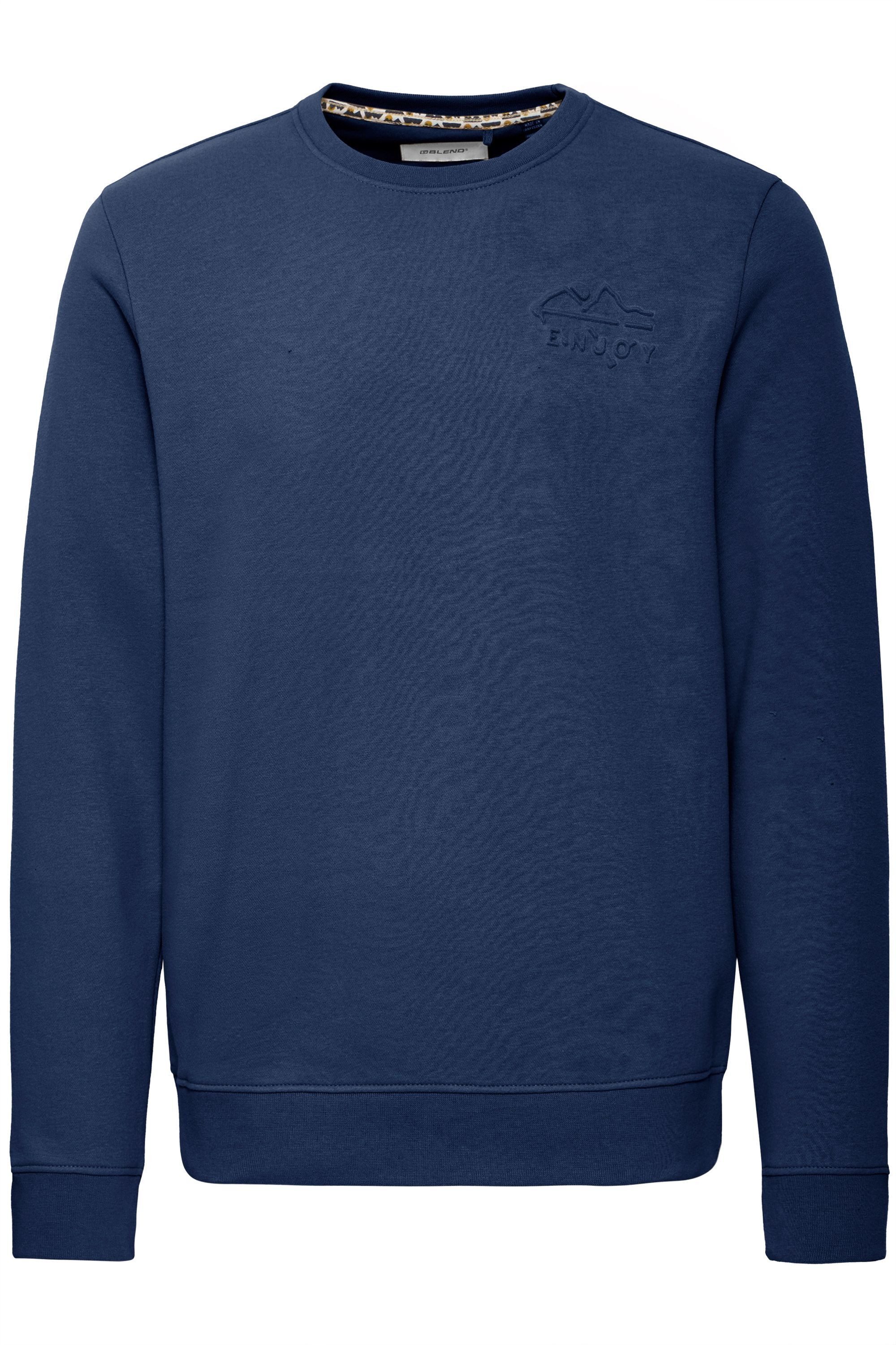 Blend Rundhalspullover BHSweatshirt Klassischer Sweatpullover mit Rundhalsa günstig online kaufen