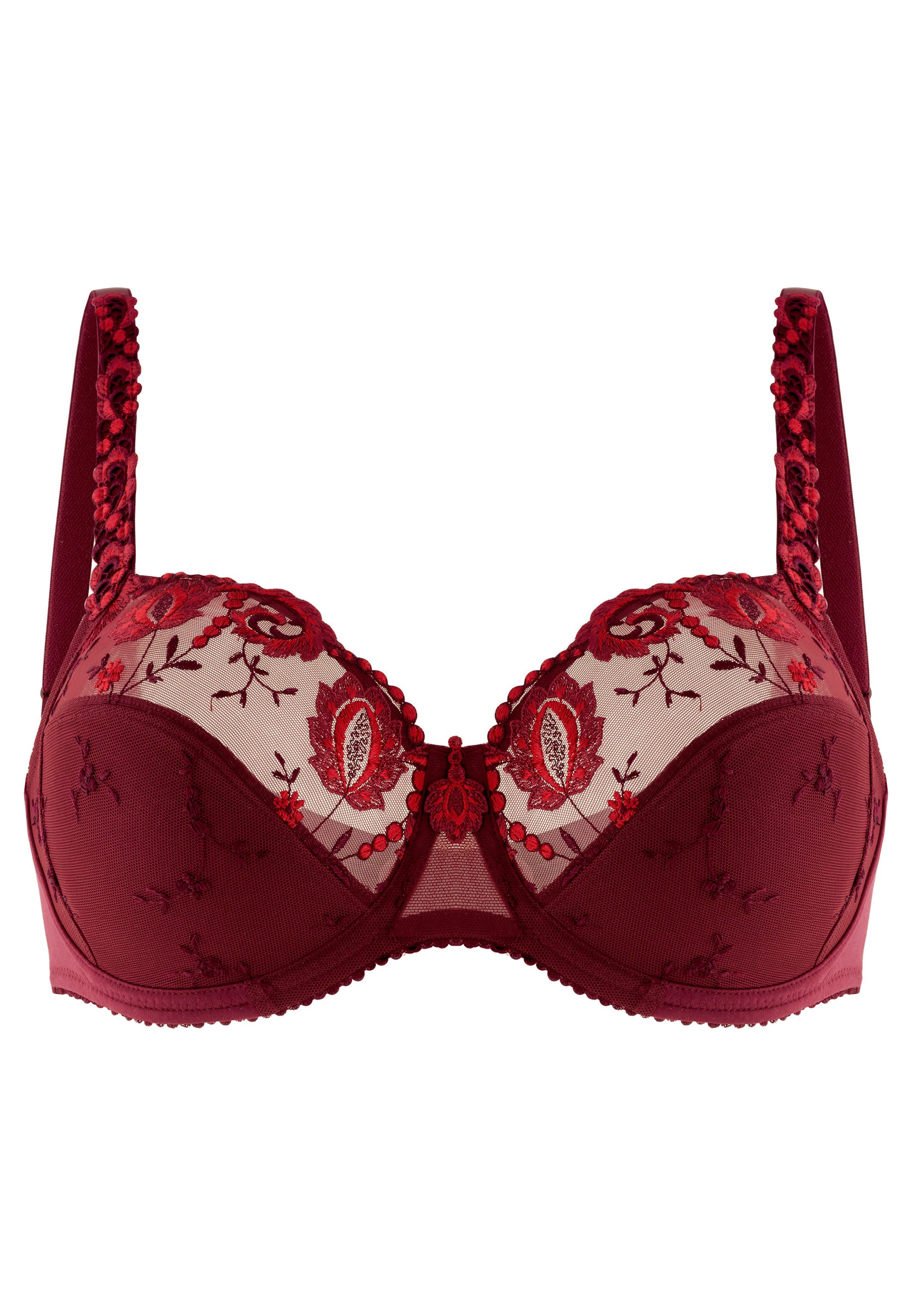 Conturelle Bügel-BH Provence (1-tlg) Bügel-BH - Transparente Obercups, Wunderschöne Stickerei