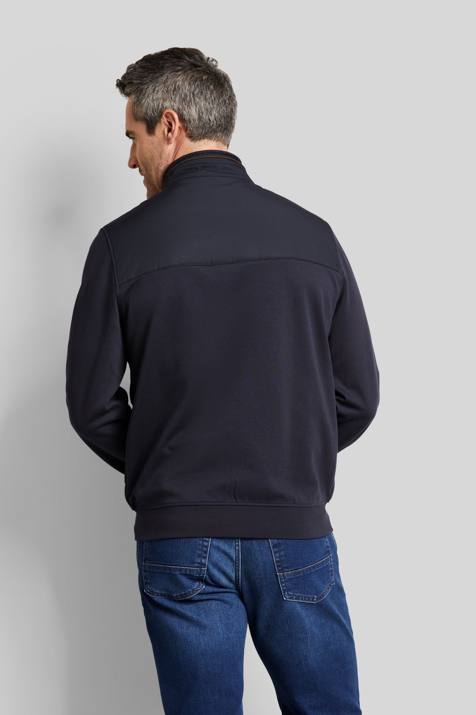 bugatti Sweatjacke mit Struktur günstig online kaufen