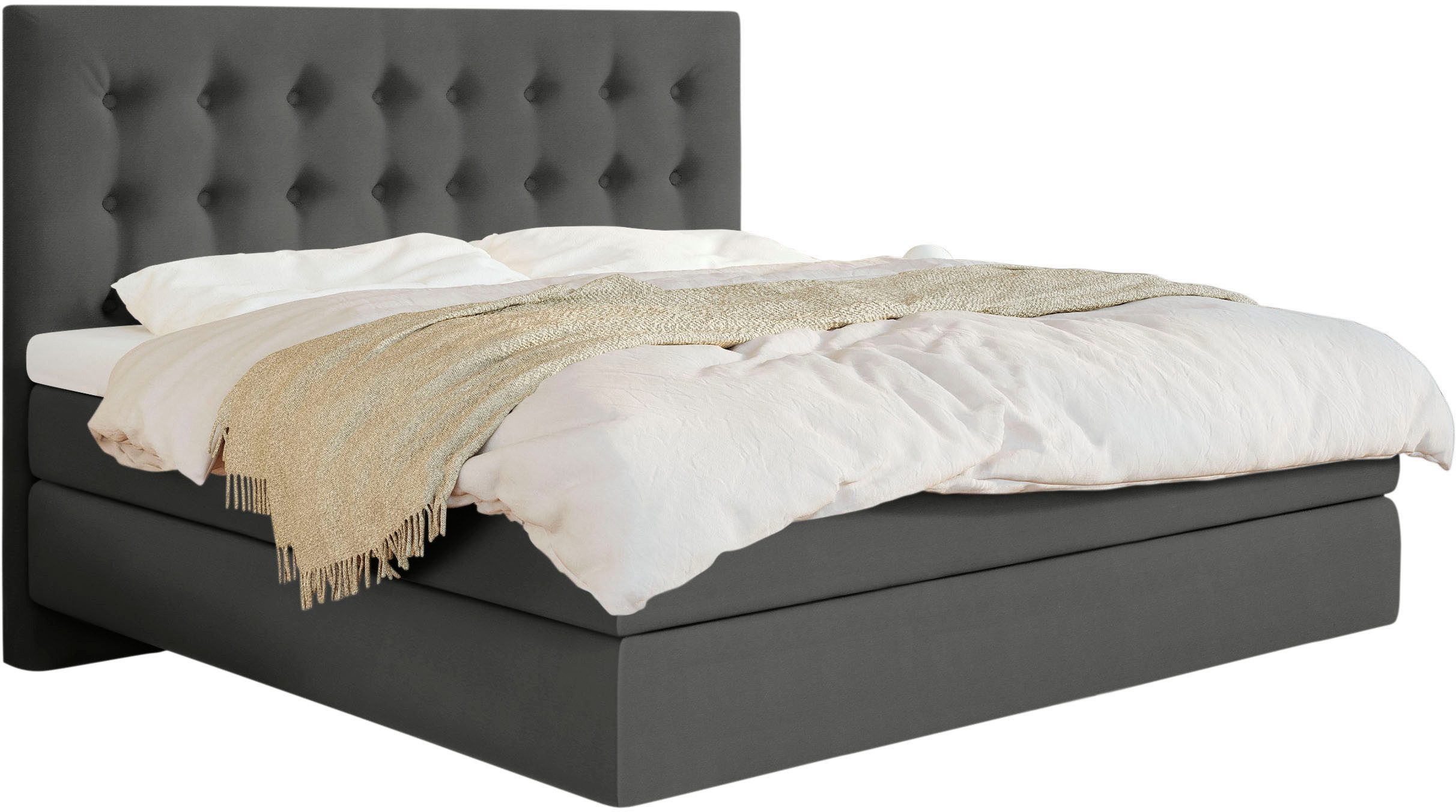 Schlaraffia Boxspringbett Everton, inklusive BULTEX®-Topper, Fuß in ...