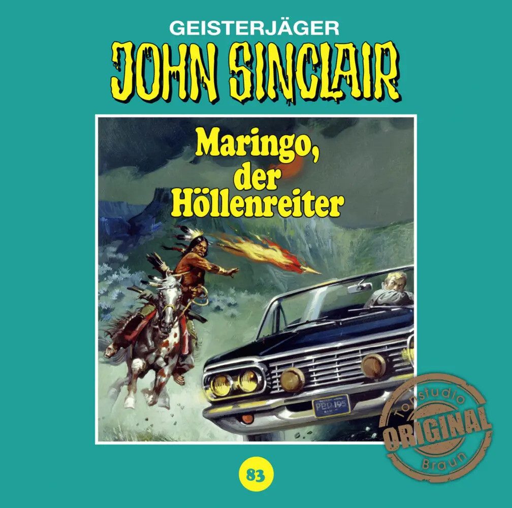 Bastei Lübbe AG Hörspiel John Sinclair Tonstudio Braun - Maringo, der Höllenreiter, 1 Audio-CD