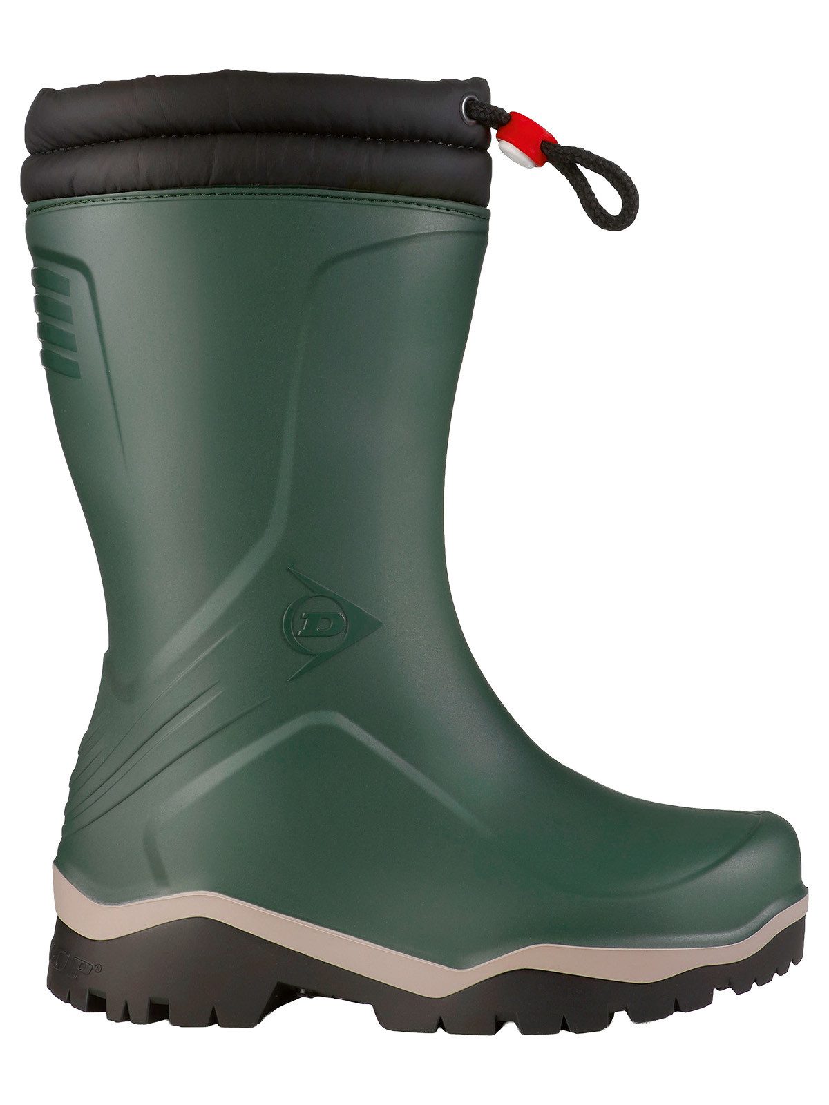 Dunlop_Workwear MK0KL45 Kids Blizzard Grün/Grau/Schwarz Winterstiefel