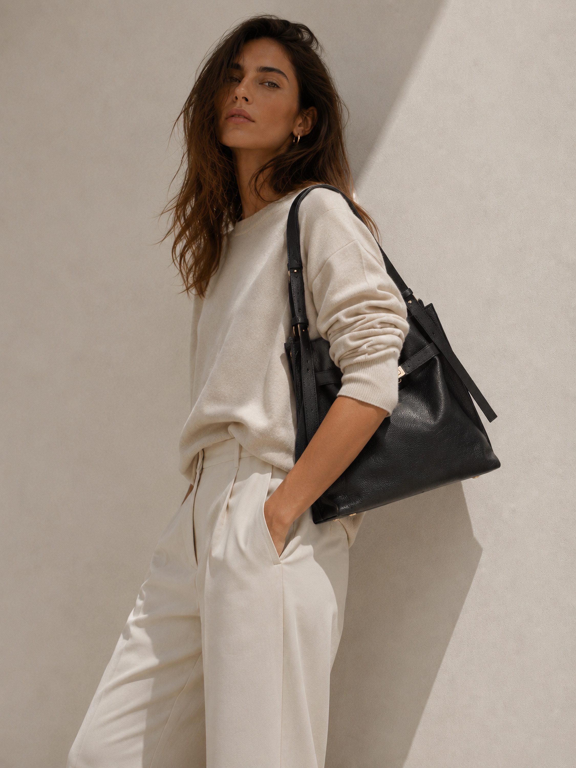 COLLEZIONE ALESSANDRO Schultertasche Roma, aus softem Leder, Made in Italy