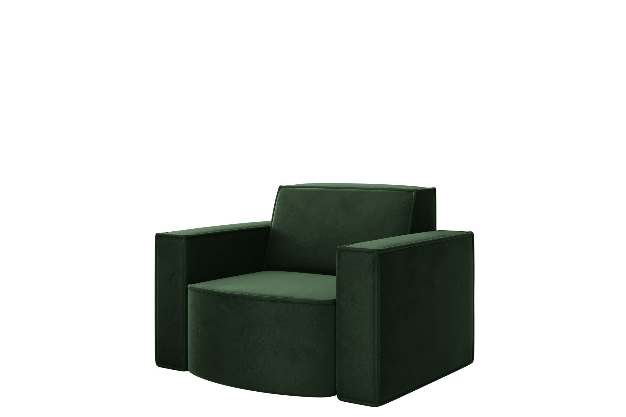 Fun Möbel Sessel Designersessel PALMA in Stoff Ascot oder Opera Velvet, Rundumbezug