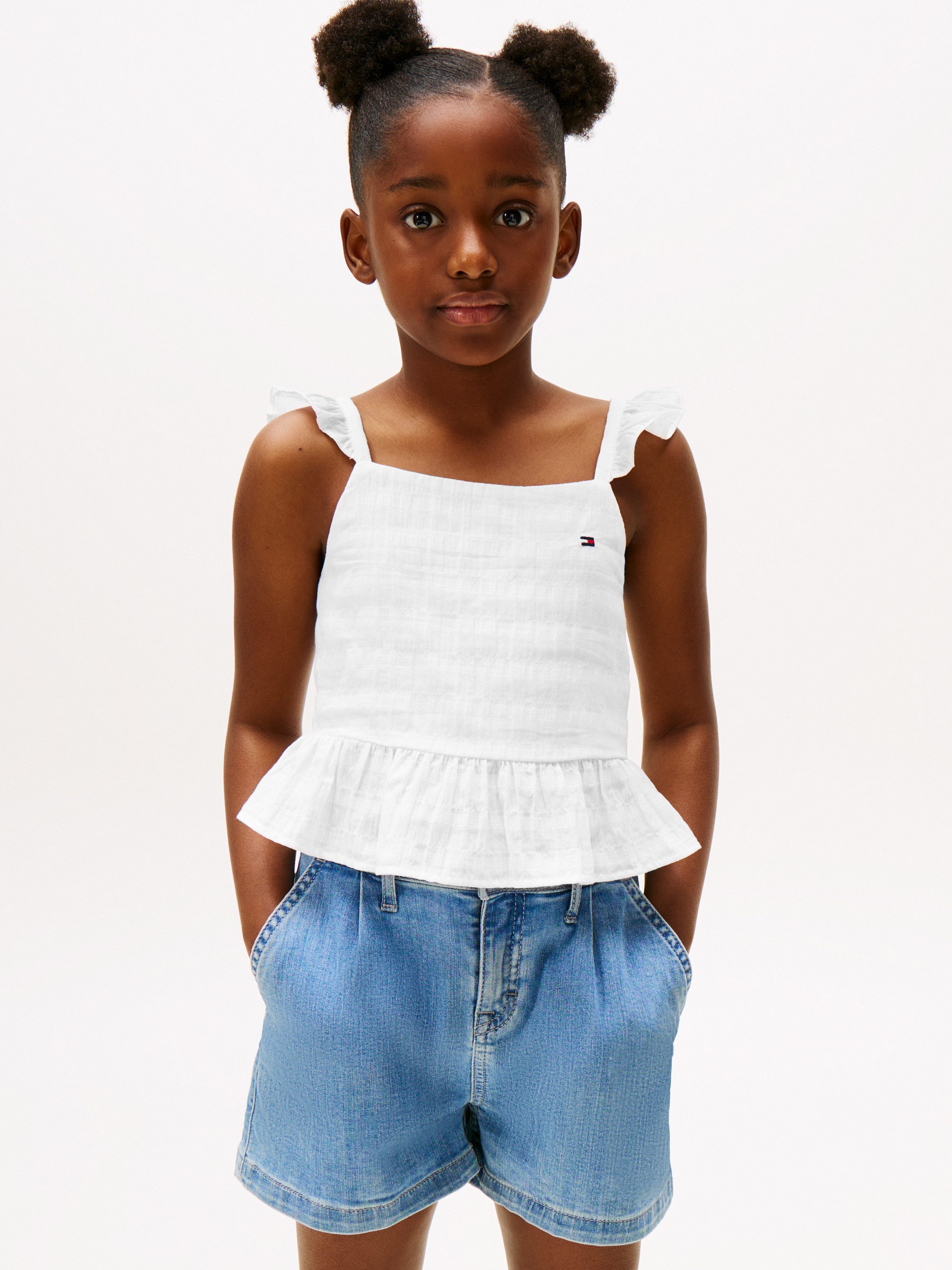 Tommy Hilfiger Trägertop TEXTURED COTTON TOP günstig online kaufen