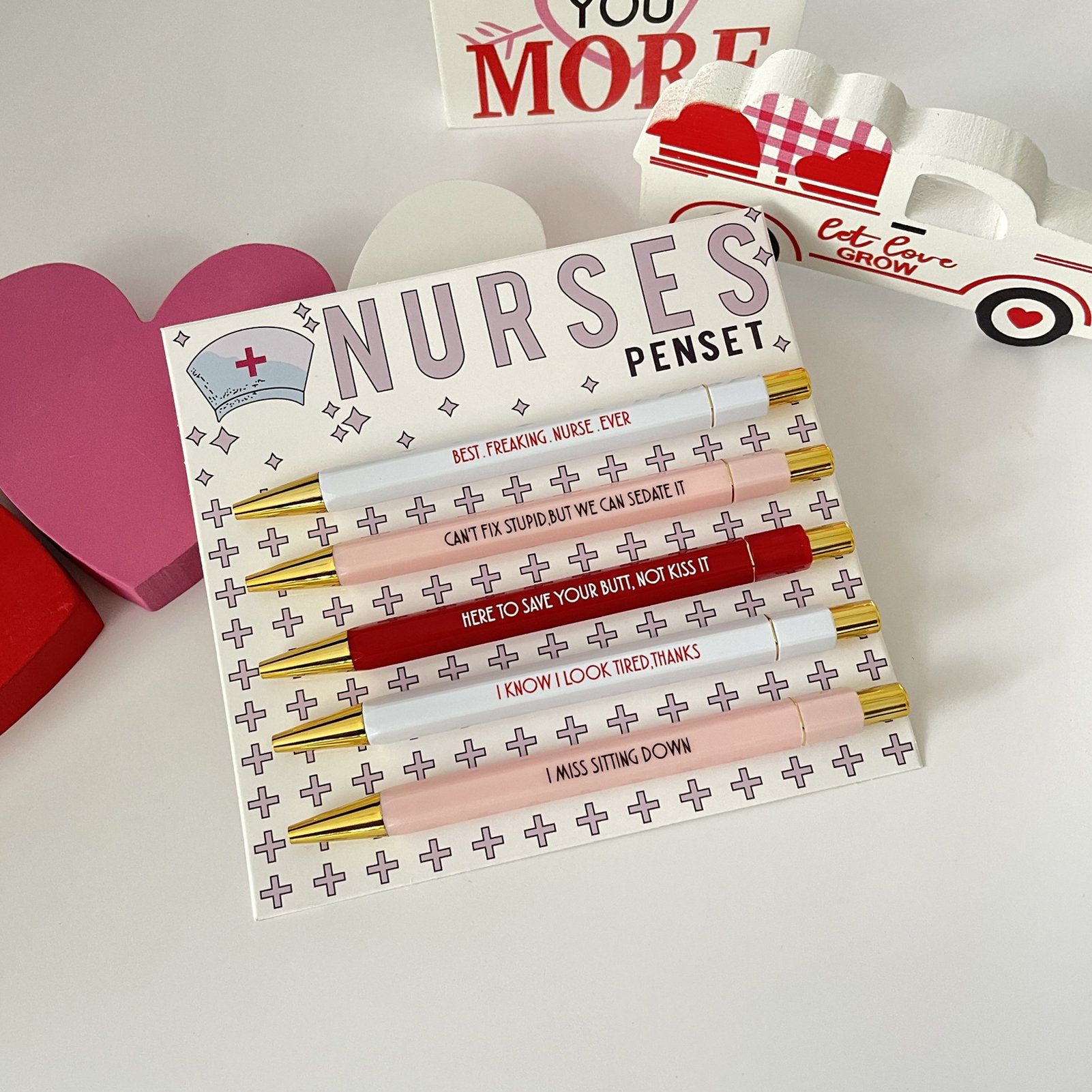 Krankenschwestern, Lustige Blusmart Lustiges Für Kugelschreiber 3 Stifte-Set