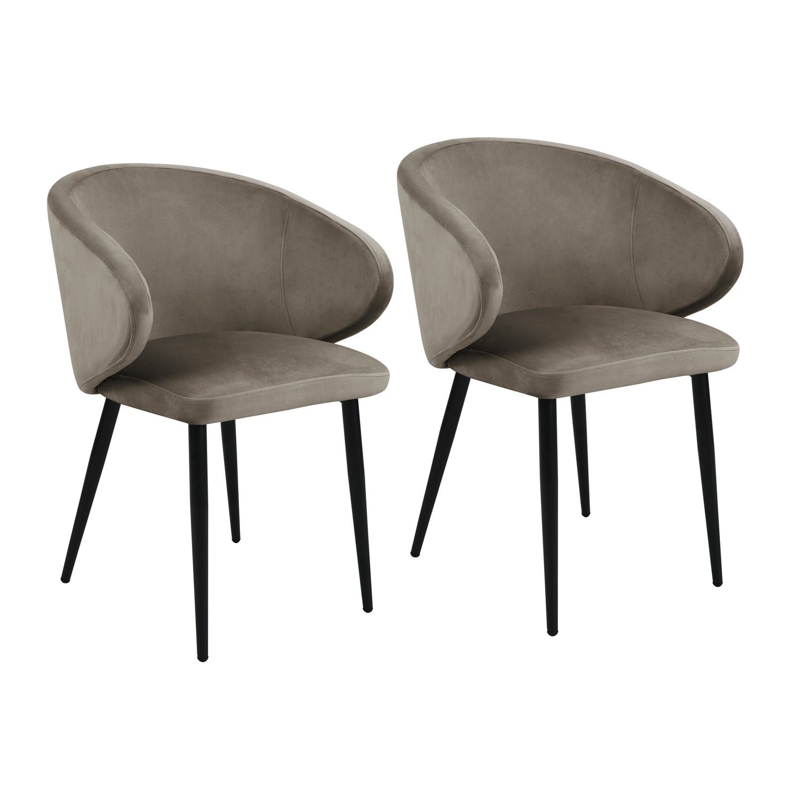 SVITA Esszimmerstuhl AUDREY (2er-Set), Küchenstühle, Metallbeine, günstig online kaufen