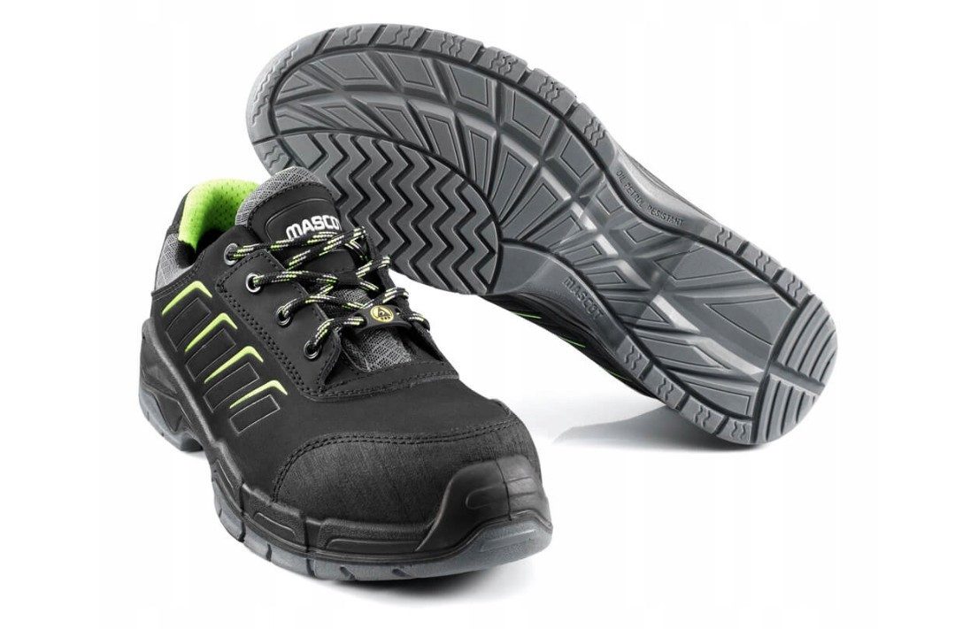 Mascot MASCOT Mont Blanc Sicherheitshalbschuhe S3S, metallfrei, ESD, schwarz Arbeitsschuh