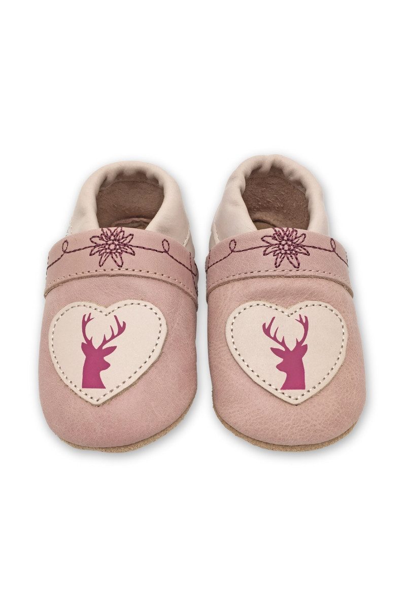 Gipfli Schmuckset Krabbelschuhe - RESI - rosé