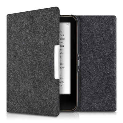 kwmobile E-Reader-Hülle Hülle für Tolino Vision 1 / 2 / 3 / 4 HD, Filz Stoff eReader Schutzhülle - Flip Cover Case