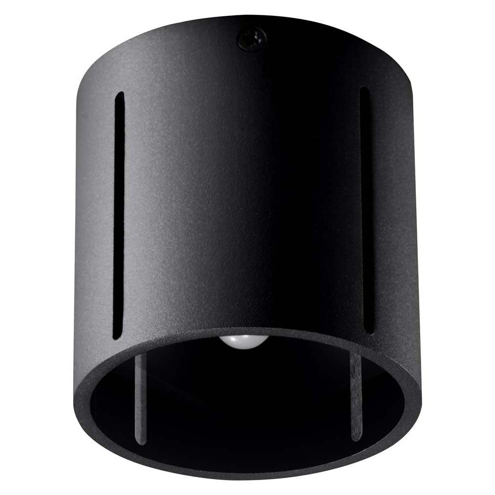 10 cm Wohnzimmer Leuchtmittel etc-shop Schwarz DOWN Deckenlampe & UP Deckenstrahler, ALU H Deckenleuchte nicht inklusive,