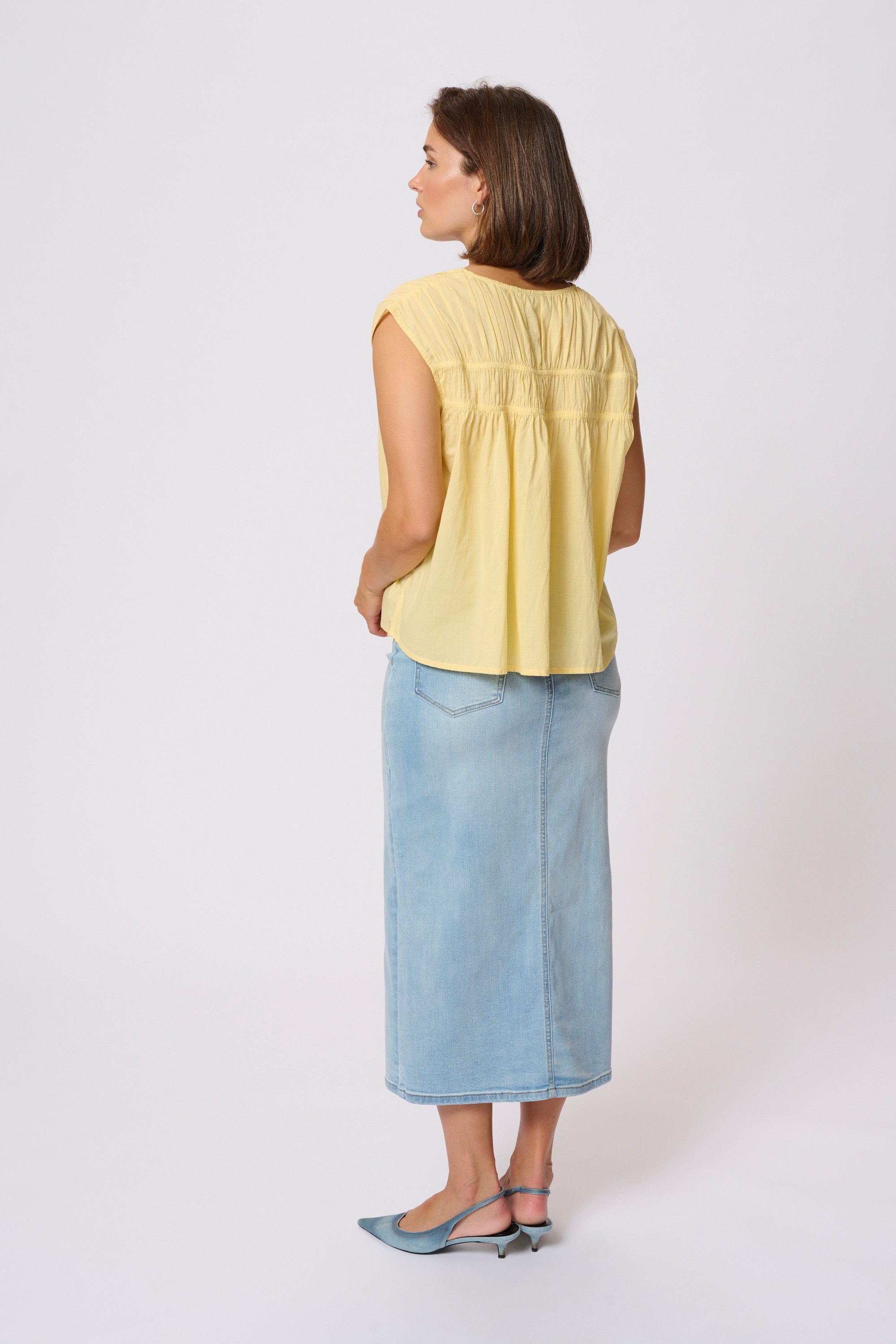 KAFFE Blusentop Ärmellose Bluse KAthua günstig online kaufen