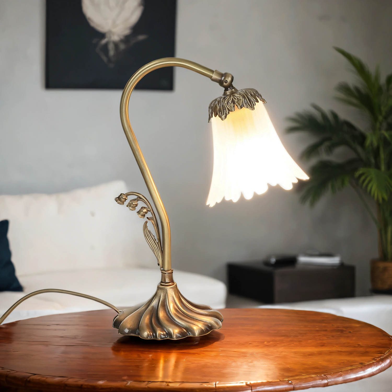Licht-Erlebnisse Nachttischlampe TABLE LAMP, ohne Leuchtmittel, Tischlampe günstig online kaufen