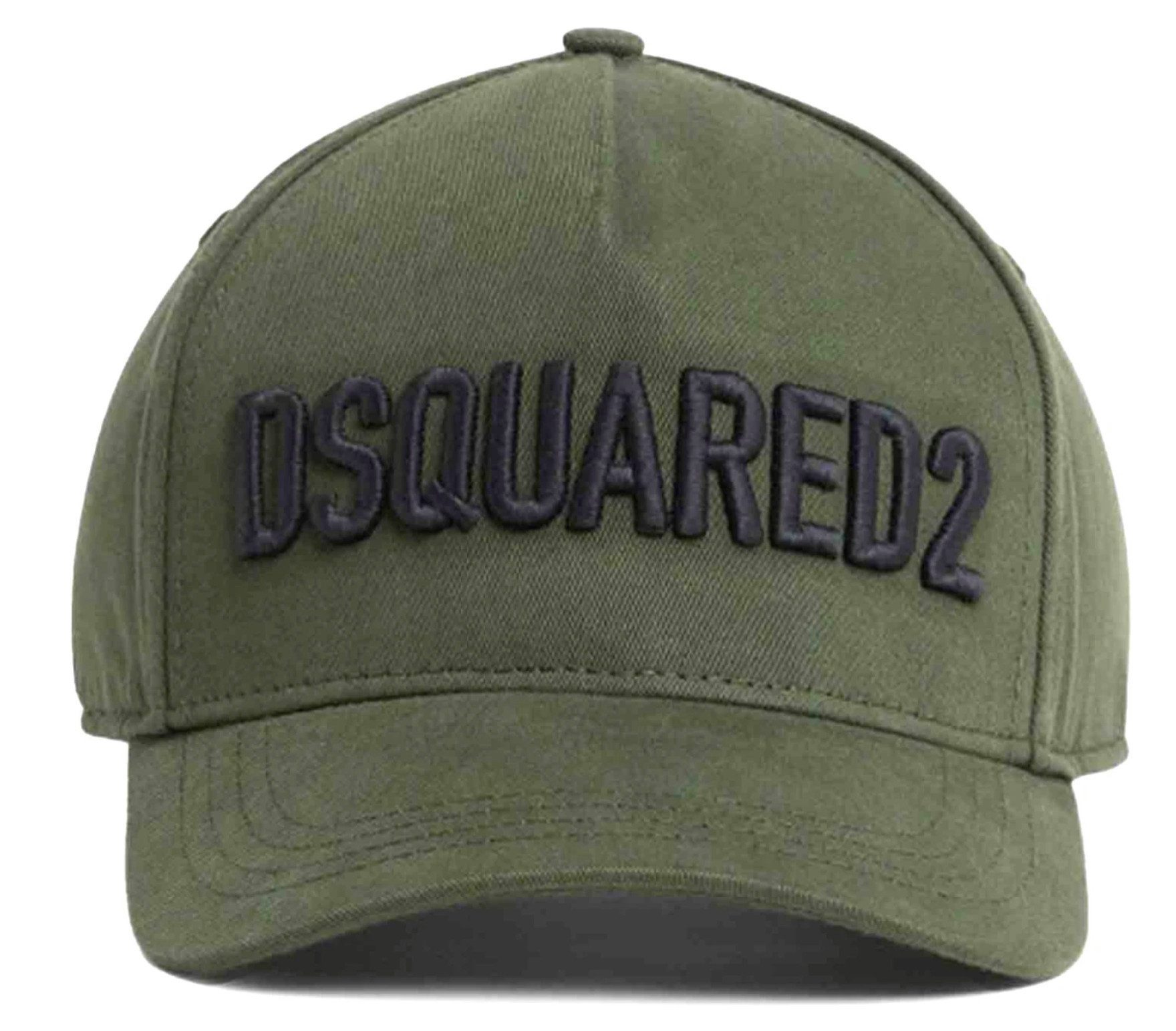 Dsquared2 Baseball Cap Technicolor Basecap Icon Retro Patch Logo Baseballcap Baumwolltwill mit strukturierter Oberfläche