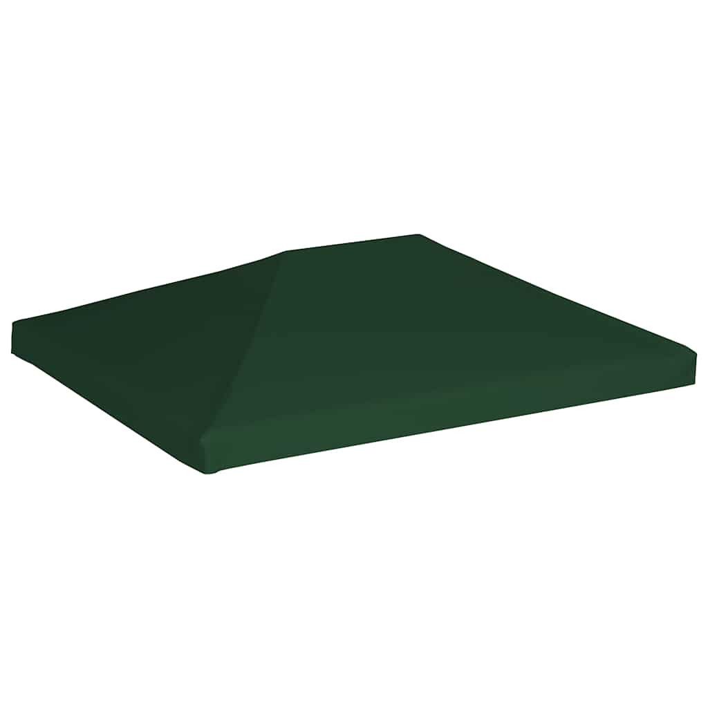 vidaXL Pavillon-Ersatzdach Pavillondach 310 g/m² 4x3 m Grün, 400 x 300 cm