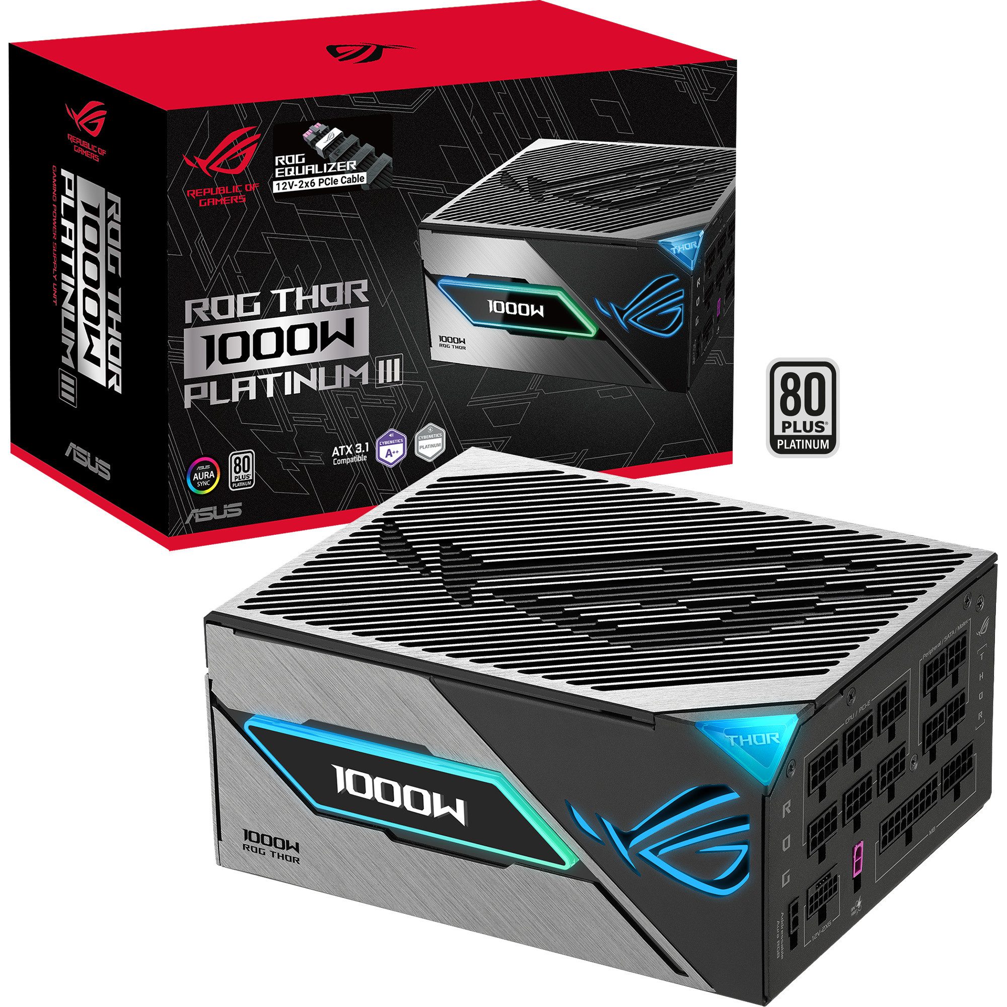 Asus ASUS ROG Thor 1000W Platinum III (ROG Equalizer), PC-Netzteil (80 PLUS Platinum)