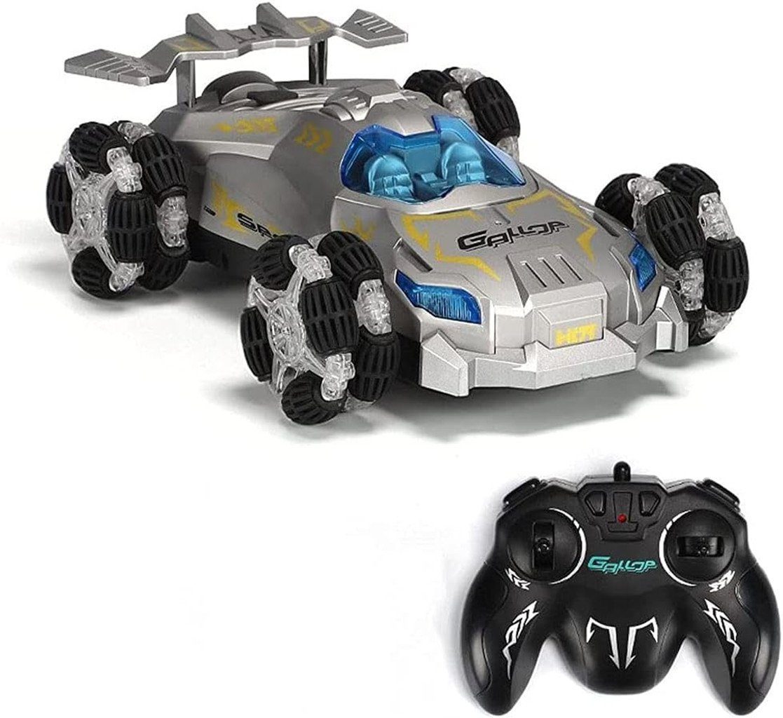 Spielzeug-Auto Ferngesteuertes Auto,4WD 2.4 GHz RC Stunt Car,360° Offroad Auto