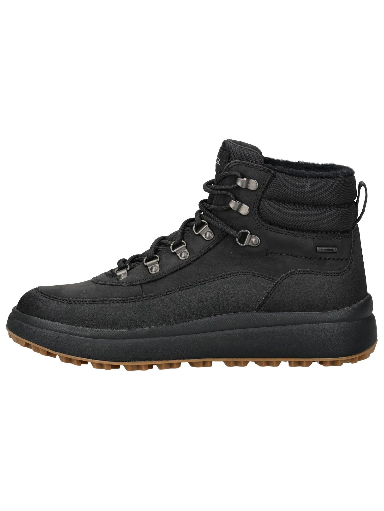 Geox Geox Stiefelette Leder/Textil Schnürstiefelette