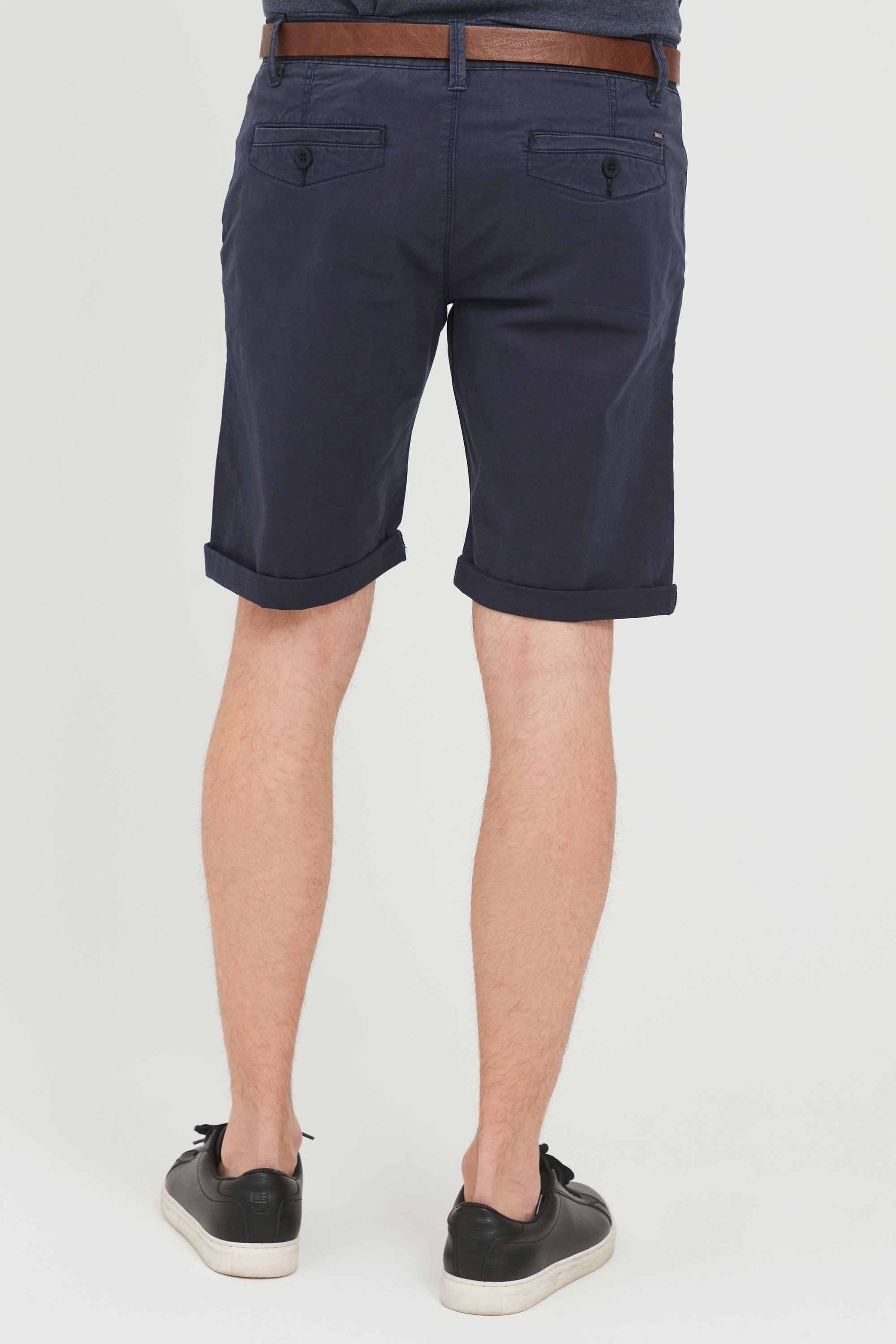 Indicode Chinoshorts IDTenefa Chino Shorts mit Gürtel