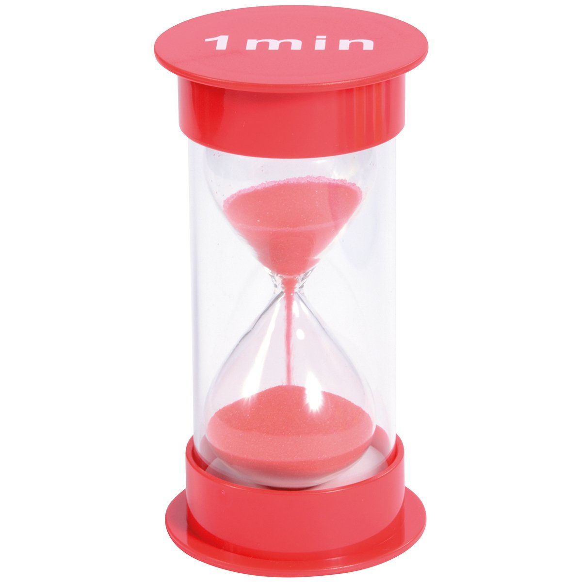 EDUPLAY Lernspielzeug Sanduhr 1 min, Ø 6,5 x 12 cm hoch