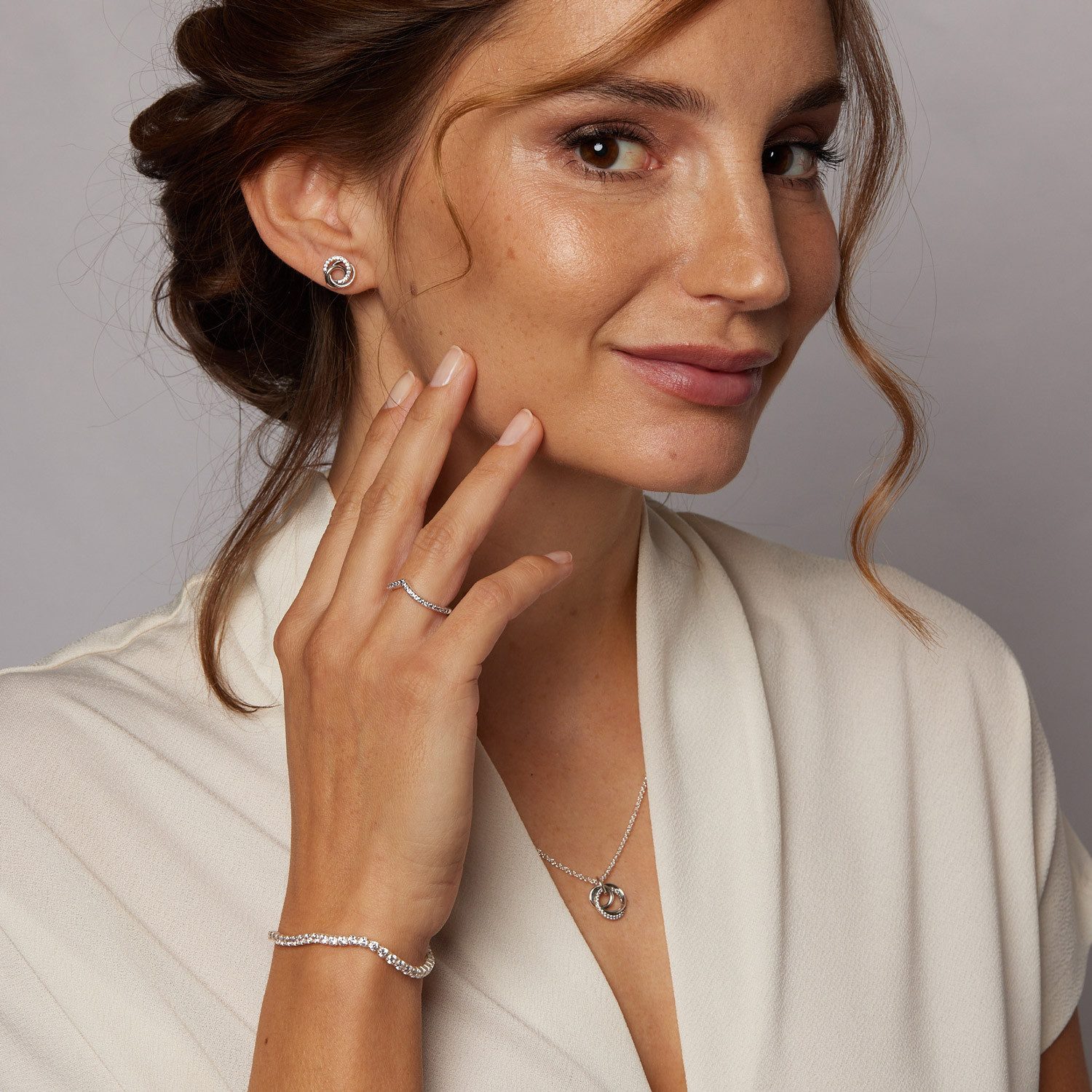 Pandora Fingerring Damen-Funkelnder Wunsch