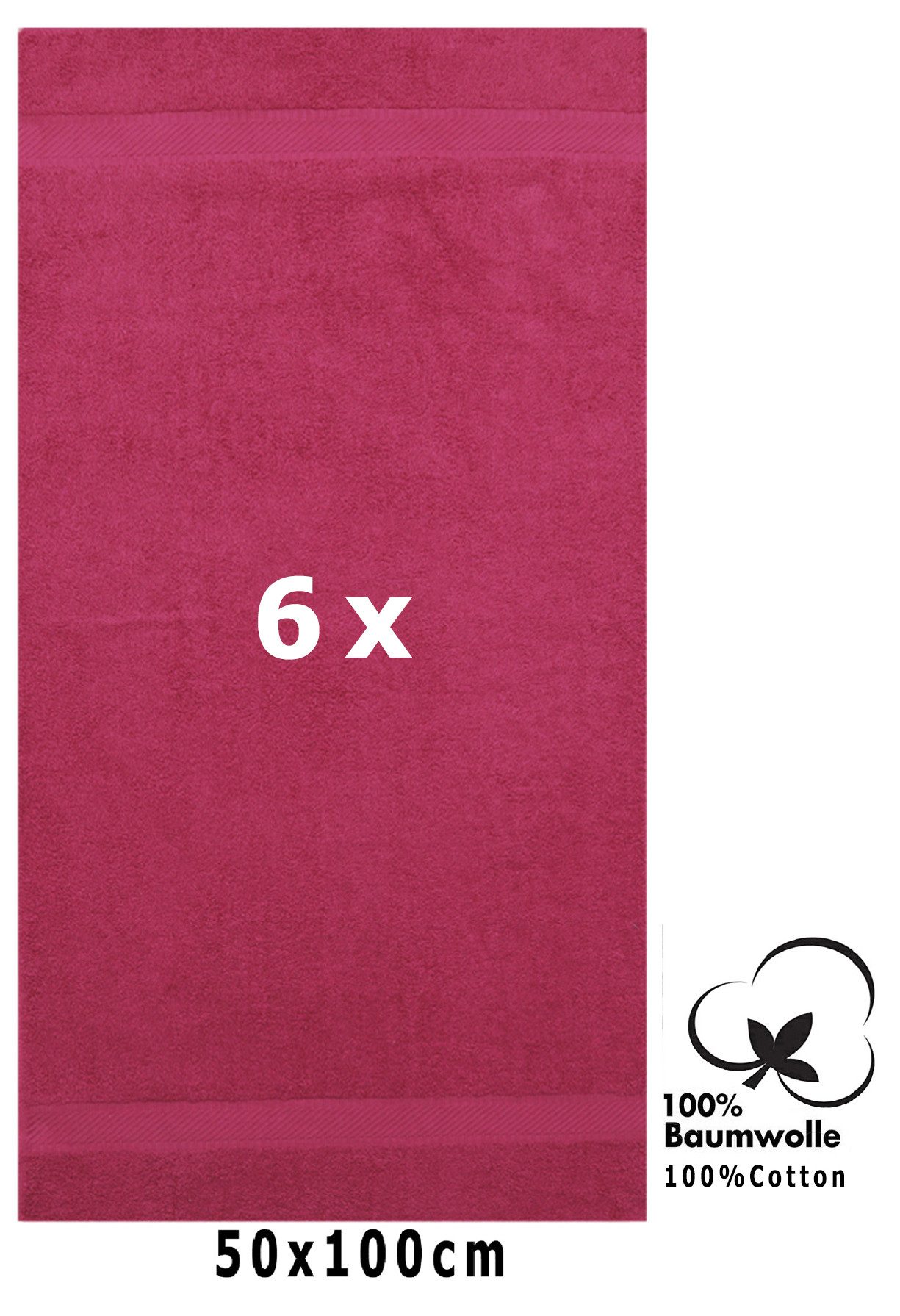 Betz Handtücher 6 Stück PALERMO Handtuch-Set, günstig online kaufen