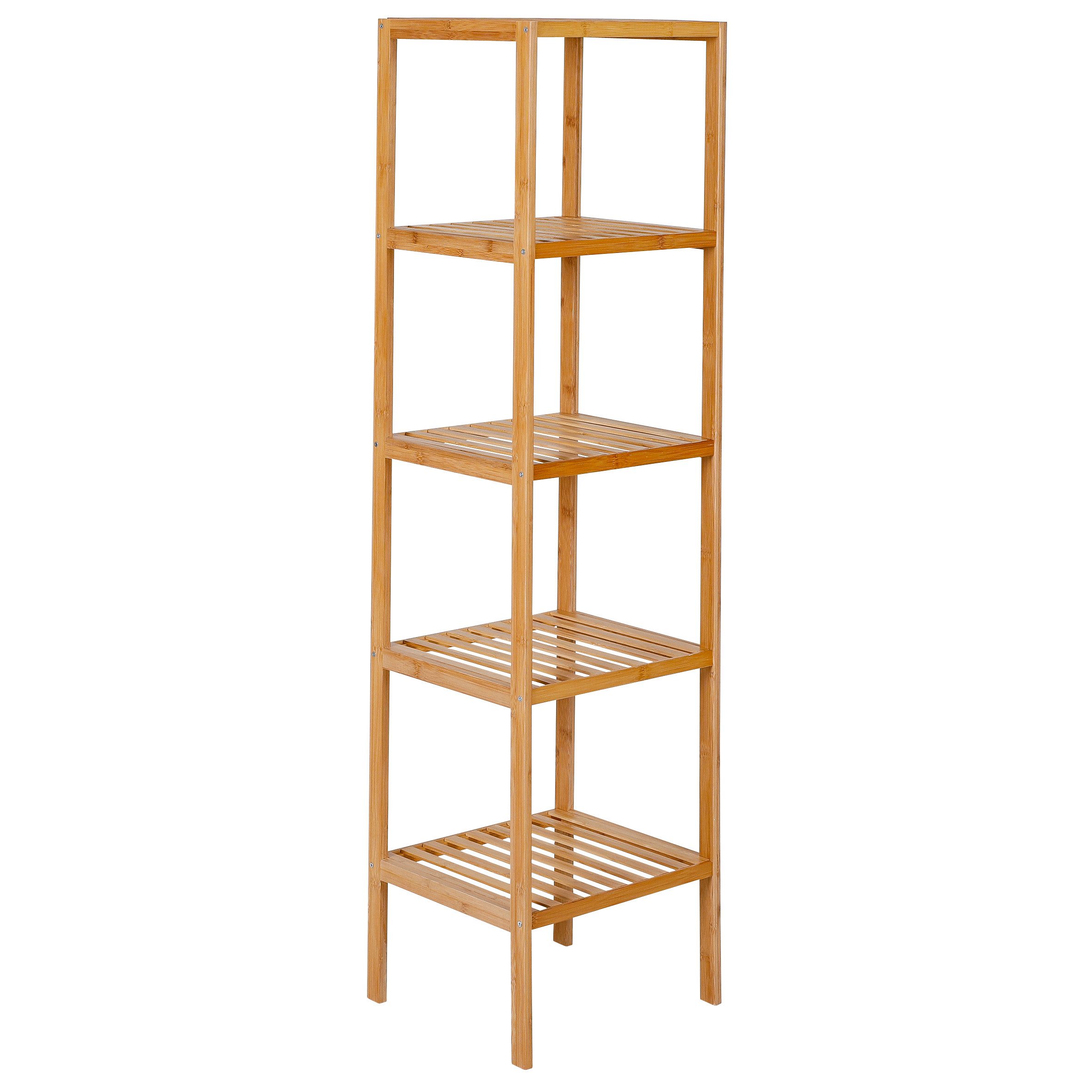 axentia Regal Bambus, Standregal, Badregal, offenes günstig online kaufen