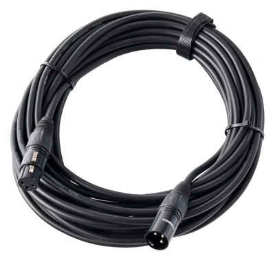10x Set Profi DJ PA Mikrofon Kabel 1m Patch Cable XLR Male Female metallic blau 