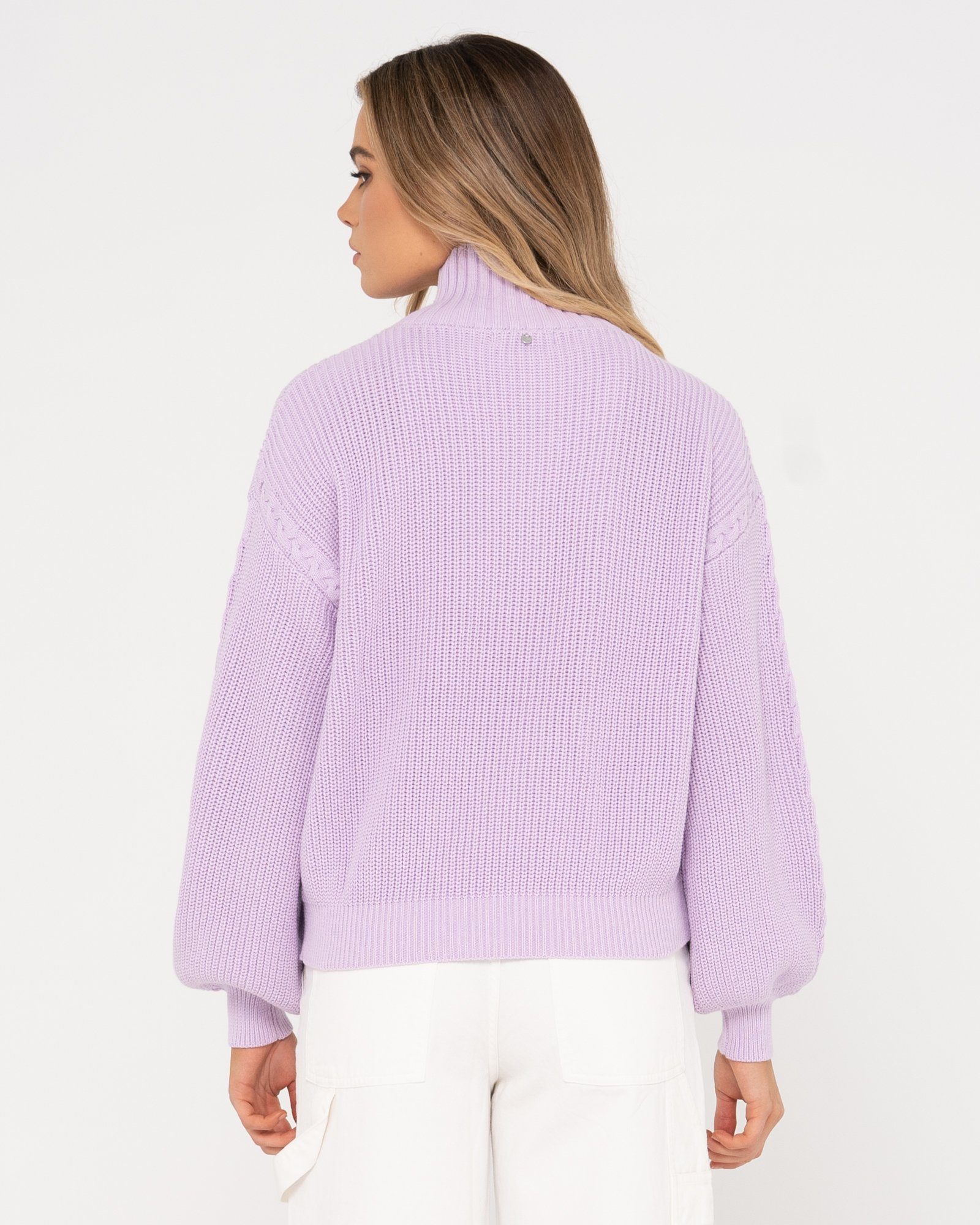 Rusty Strickpullover IRIS HALF ZIP KNIT