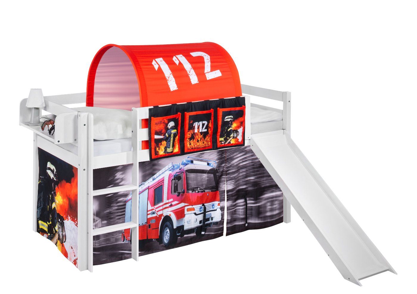 Lilokids Hochbett Feuerwehr Spielbett / Hochbett günstig online kaufen